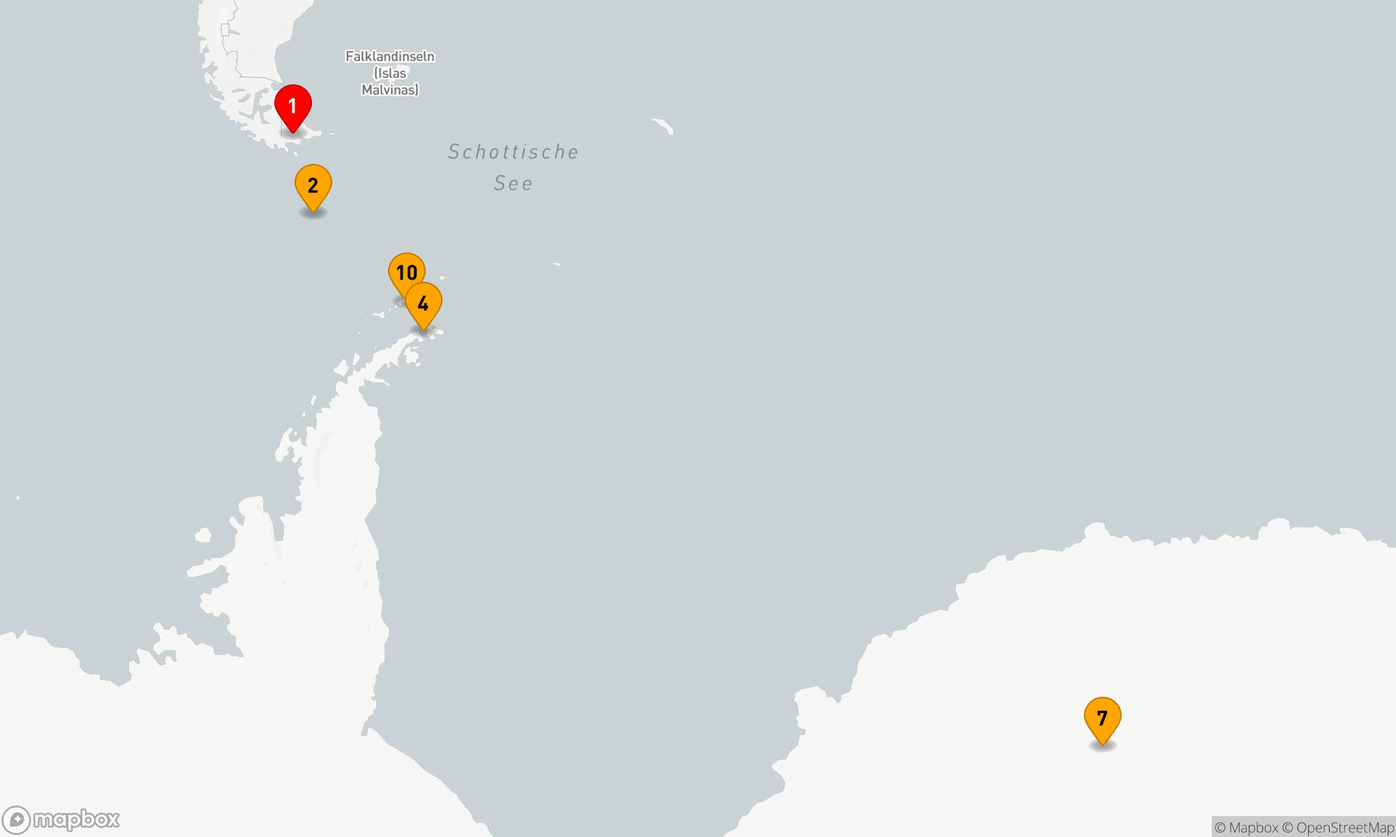 Route 12 Nächte - Abenteuer Antarktis Expedition