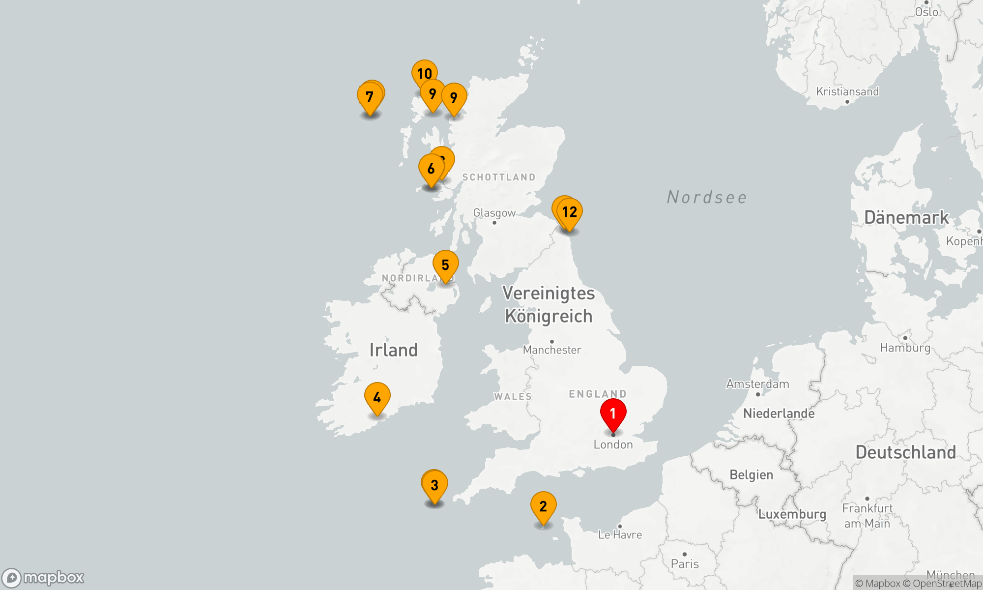 Route 12 Nächte - Nordische Entdecker-Expedition