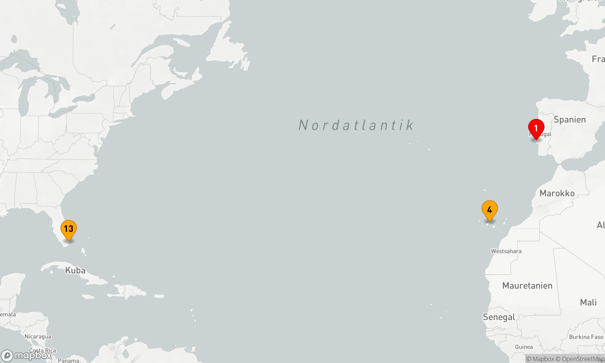 Route 13 Nächte - Atlantiküberquerung: Von Europa in die Neue Welt