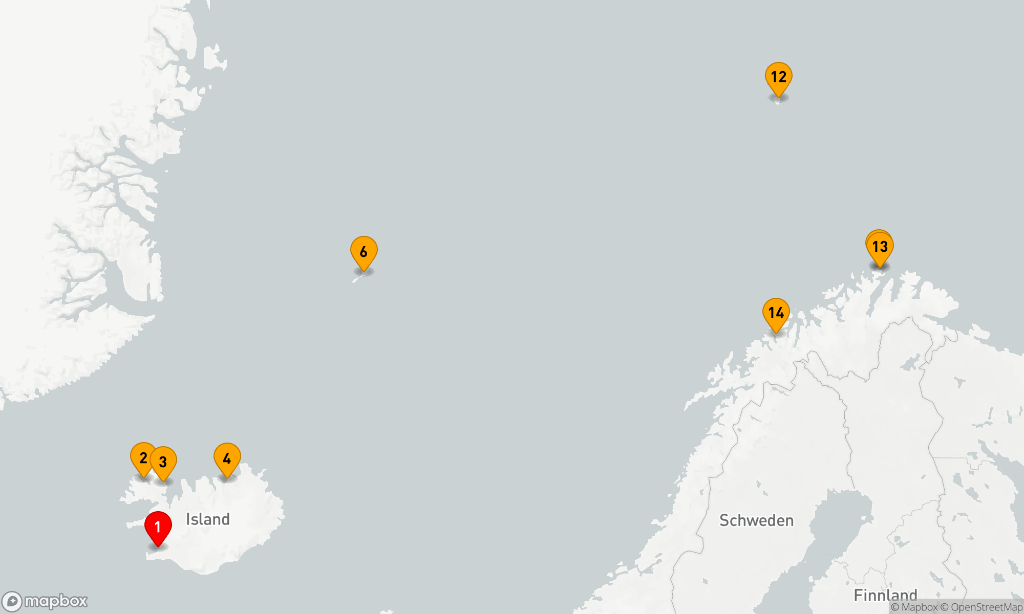 Route 13 Nächte - Arktische Erkundung zwischen Feuer und Eis