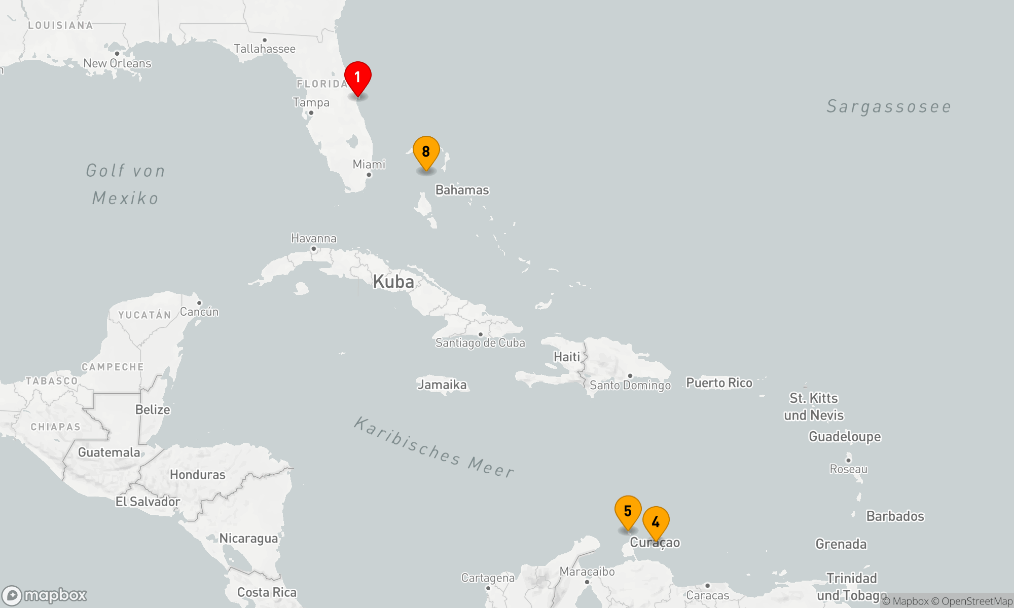 Route 8 Nächte - SÜDLICHE KARIBIK & PERFEKTER TAG