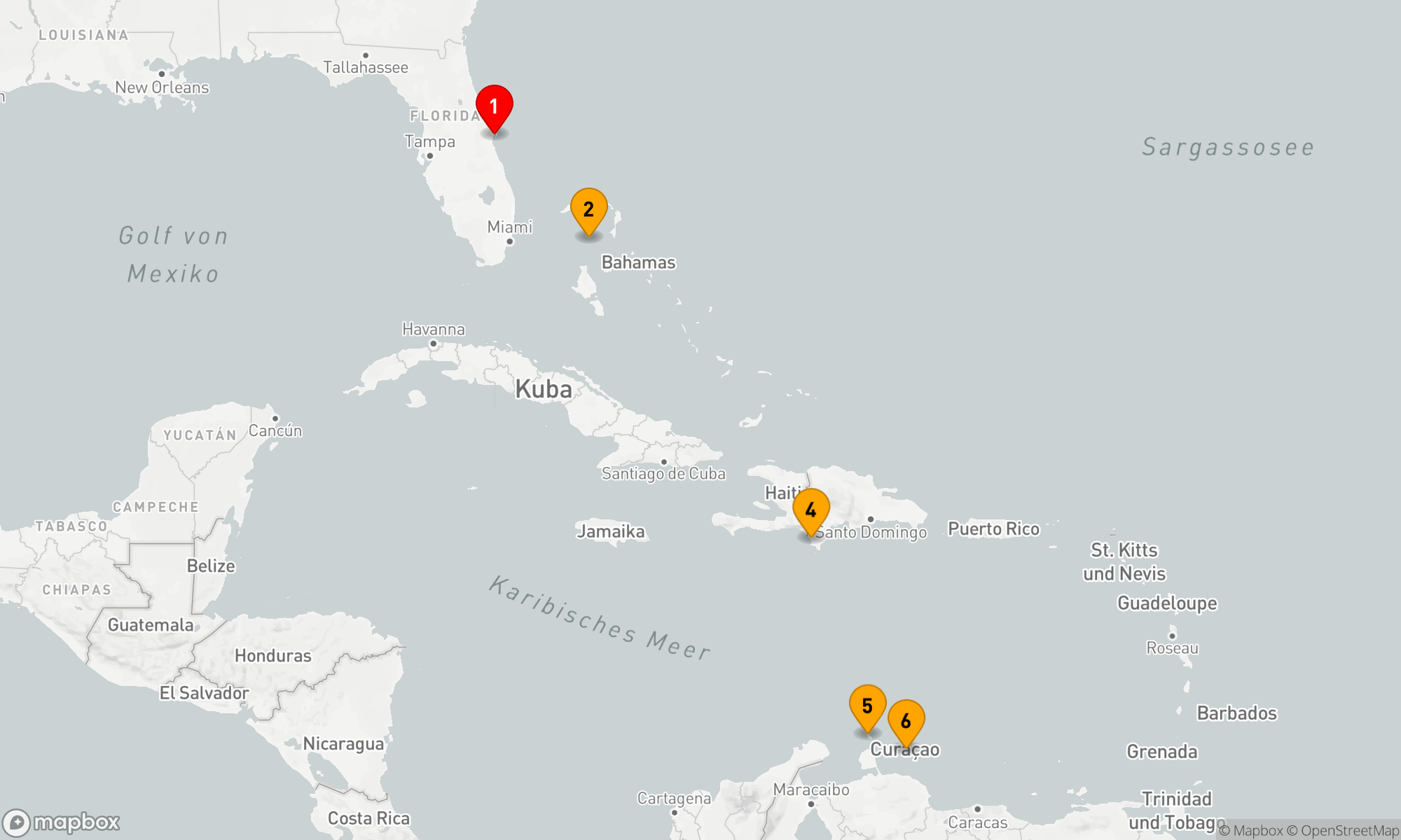 Route 8 Nächte - SÜDLICHE KARIBIK & PERFEKTER TAG