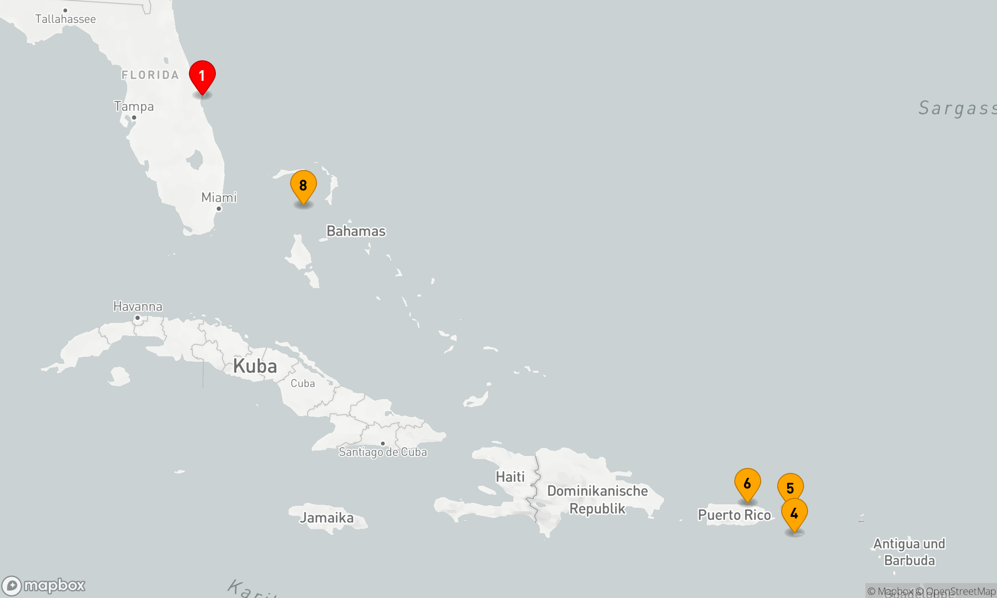 Route 8 Nächte - ÖSTLICHE KARIBIK & PERFEKTER TAG