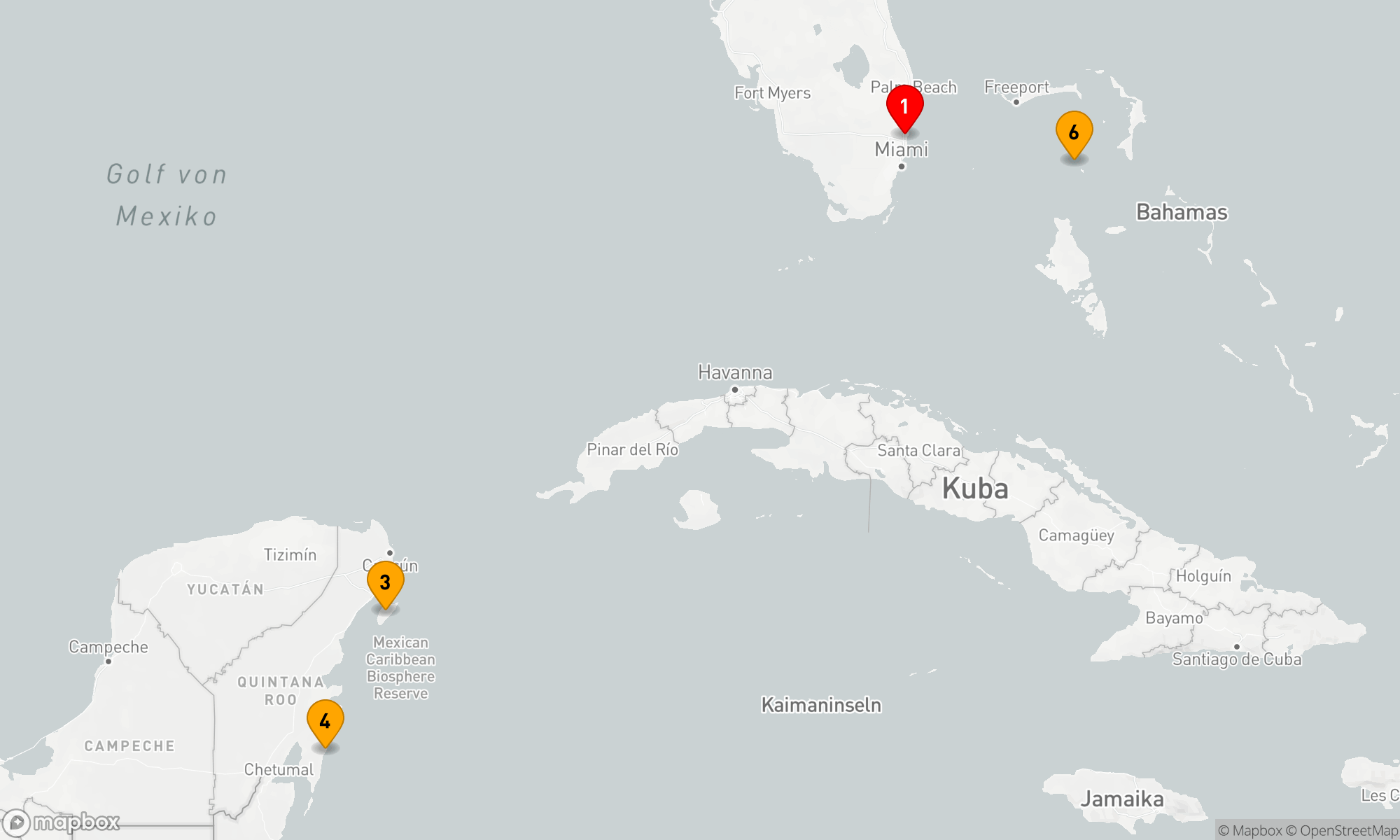 Route 6 Nächte - WESTLICHE KARIBIK & PERFEKTER TAG