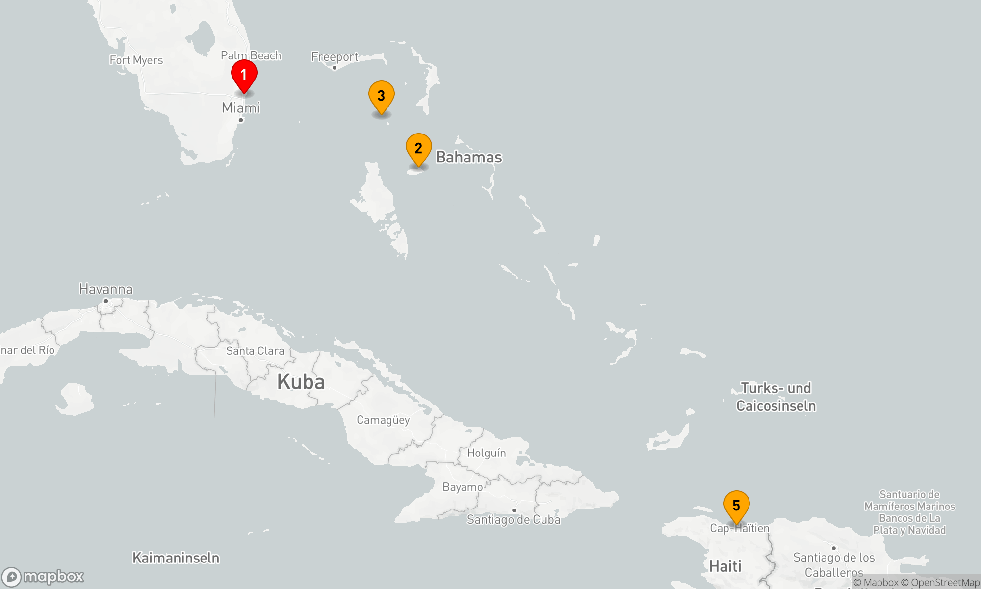 Route 6 Nächte - WESTLICHE KARIBIK & PERFEKTER TAG