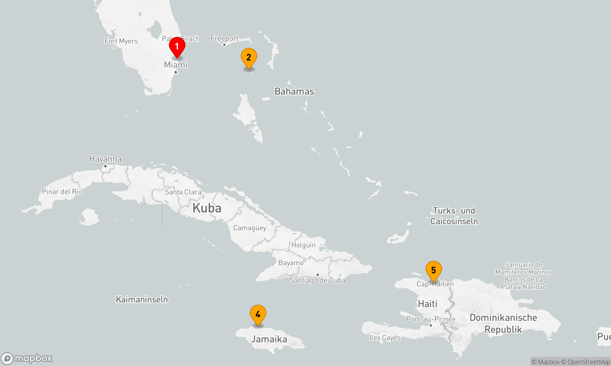 Route 6 Nächte - WESTLICHE KARIBIK & PERFEKTER TAG