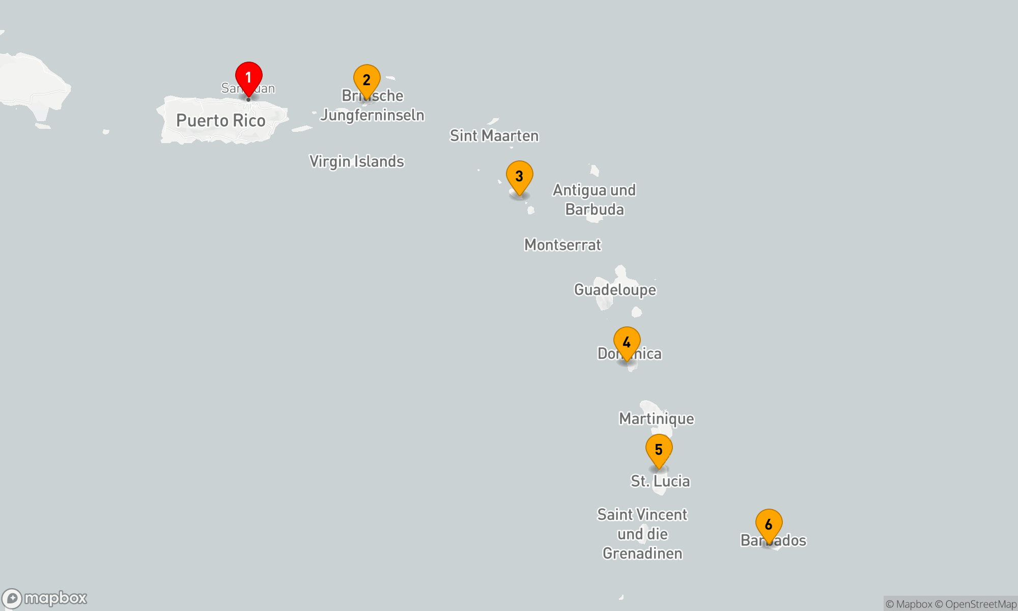 Route 7 Nächte - URLAUB IN DER SÜDLICHEN KARIBIK