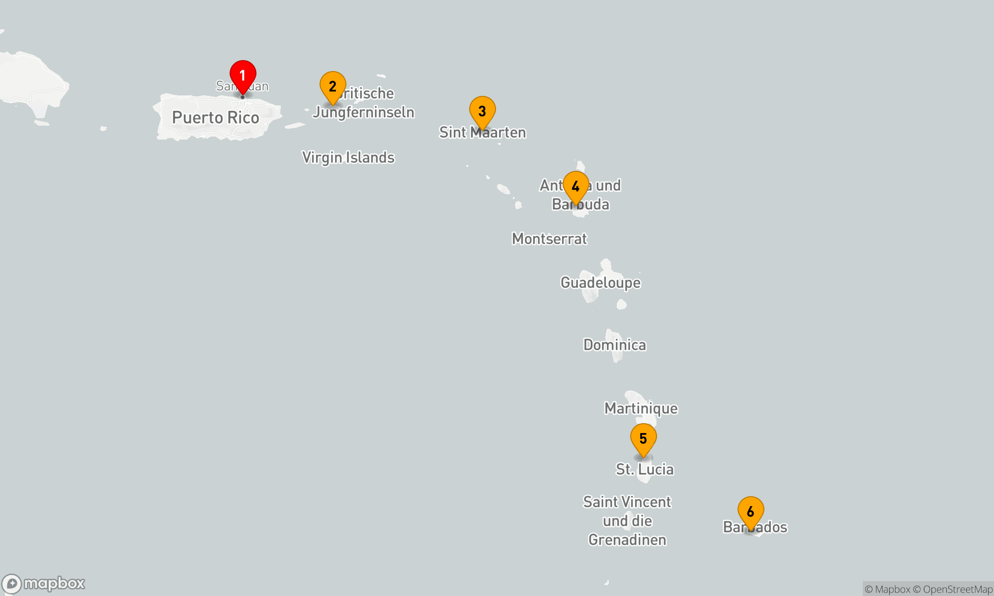 Route 7 Nächte - URLAUB IN DER SÜDLICHEN KARIBIK