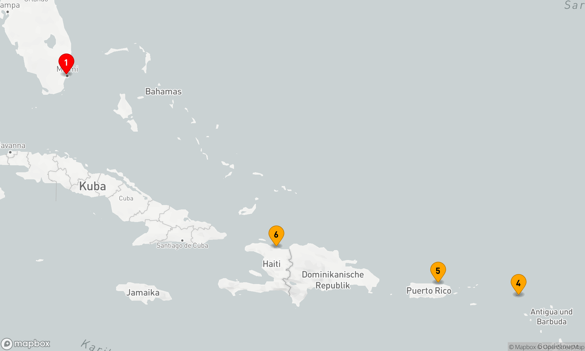 Route 7 Nächte - KREUZFAHRT IN DER ÖSTLICHEN KARIBIK