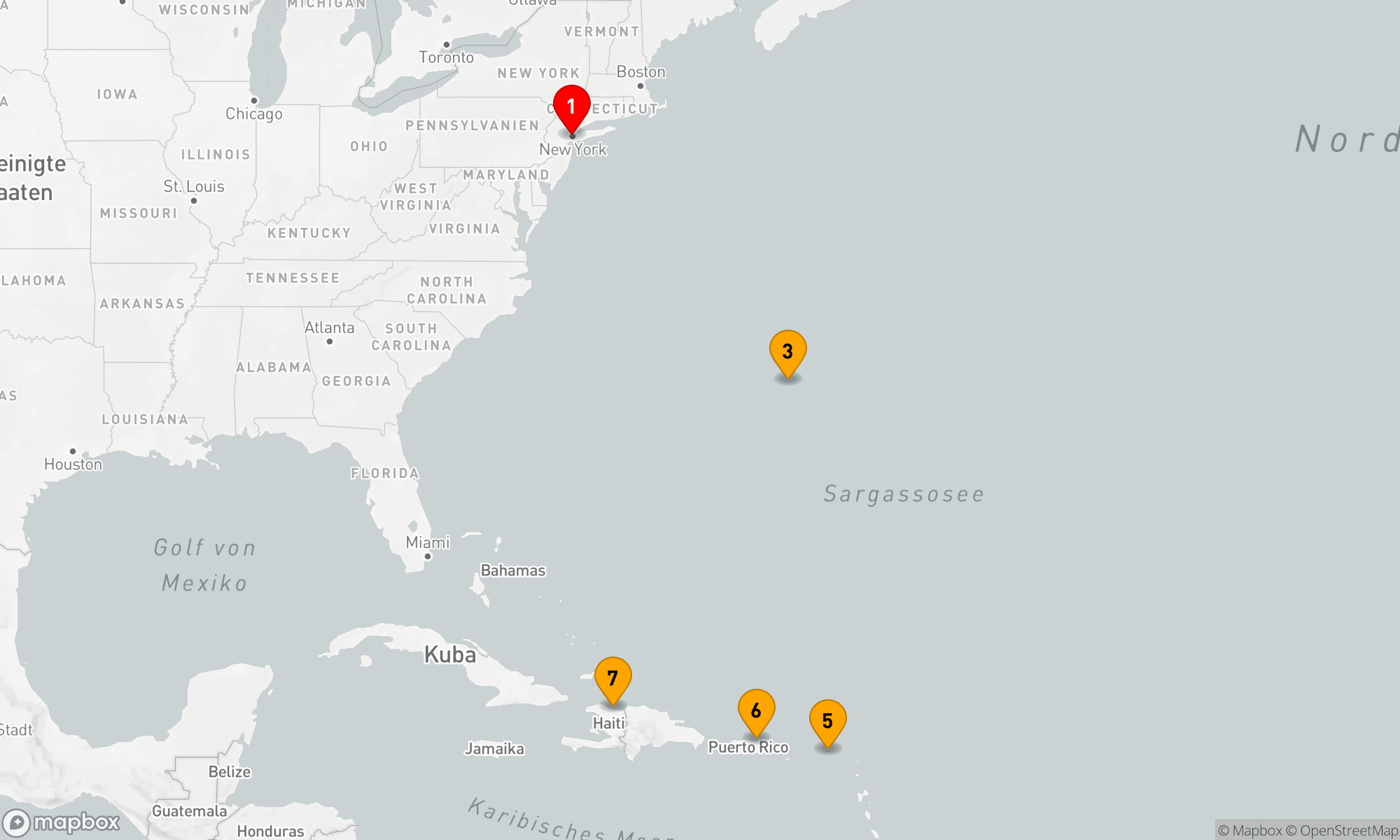 Route 9 Nächte - BERMUDA & ÖSTLICHE KARIBIK