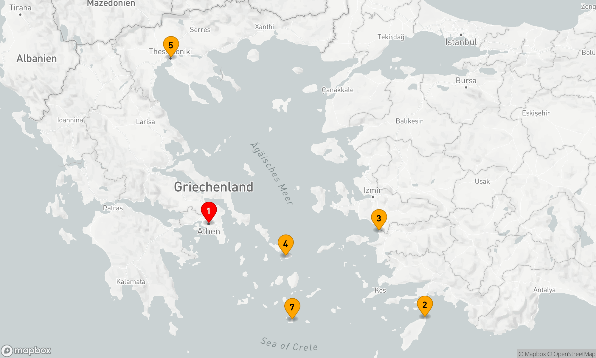 Route 7 Nächte - BEST OF GRIECHENLAND KREUZFAHRT