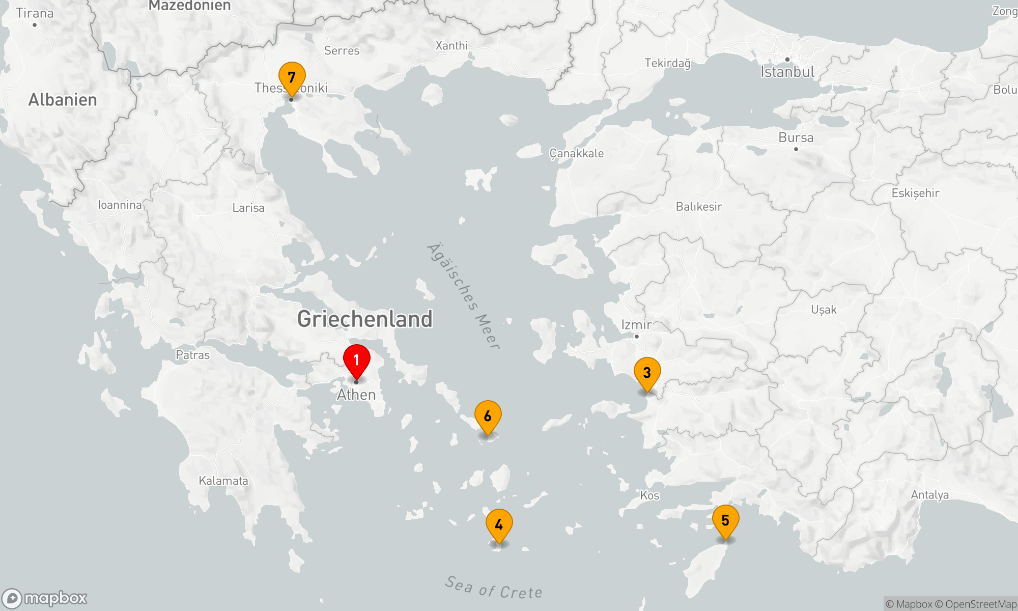 Route 8 Nächte - BEST OF GRIECHENLAND KREUZFAHRT