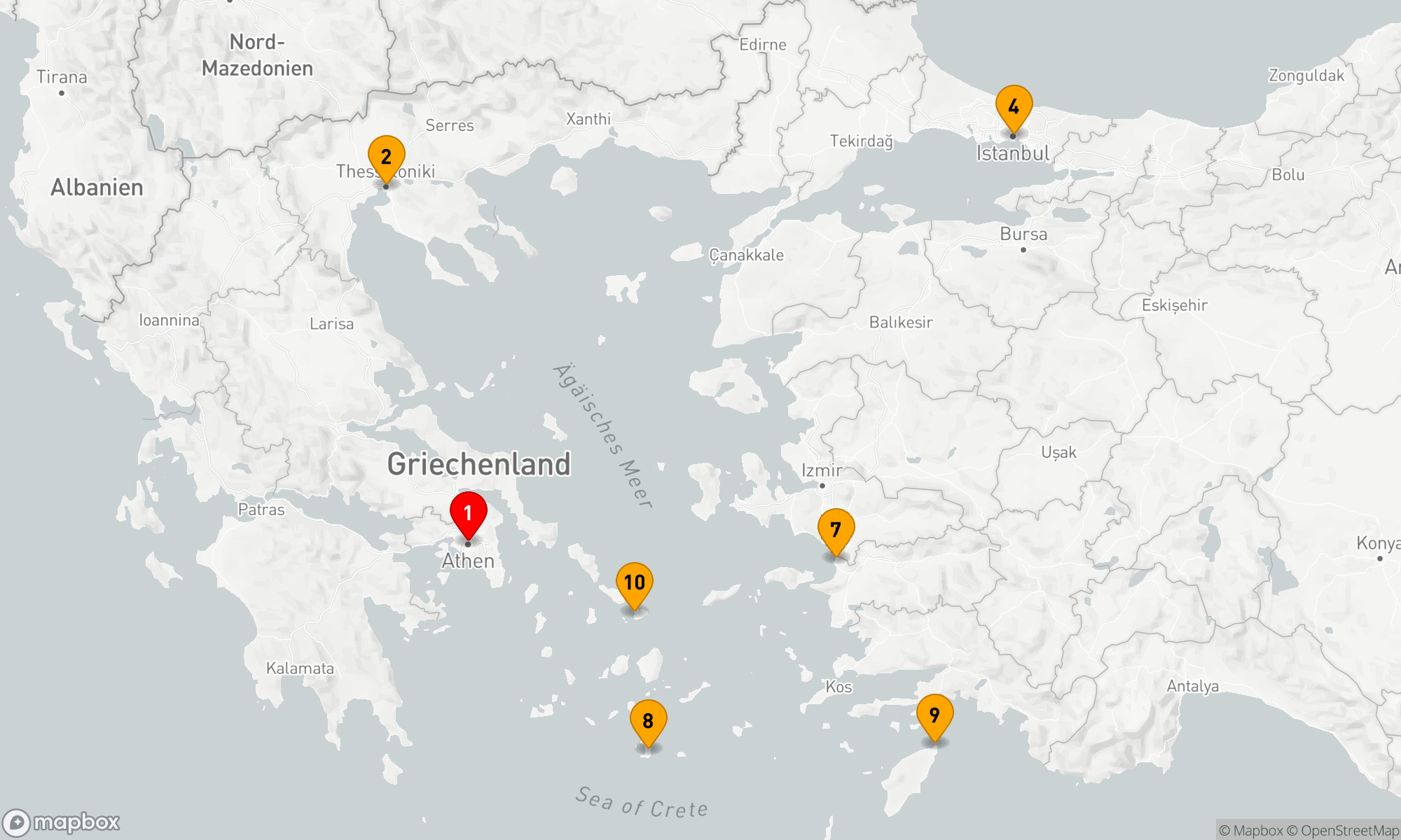 Route 10 Nächte - DAS BESTE AUS GRIECHENLAND & DER TÜRKEI