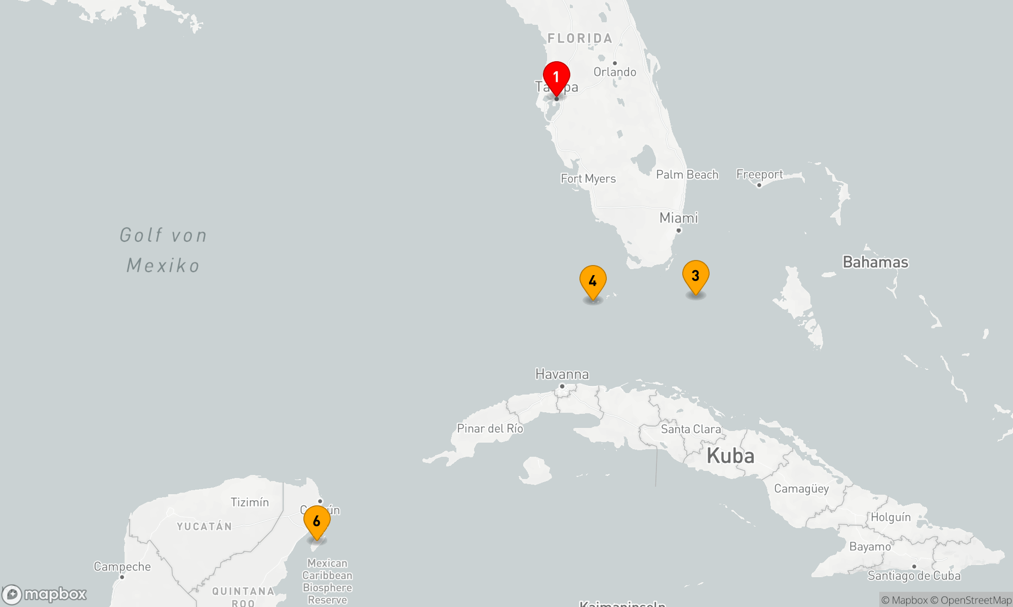 Route 7 Nächte - KEY WEST & BAHAMAS KREUZFAHRT