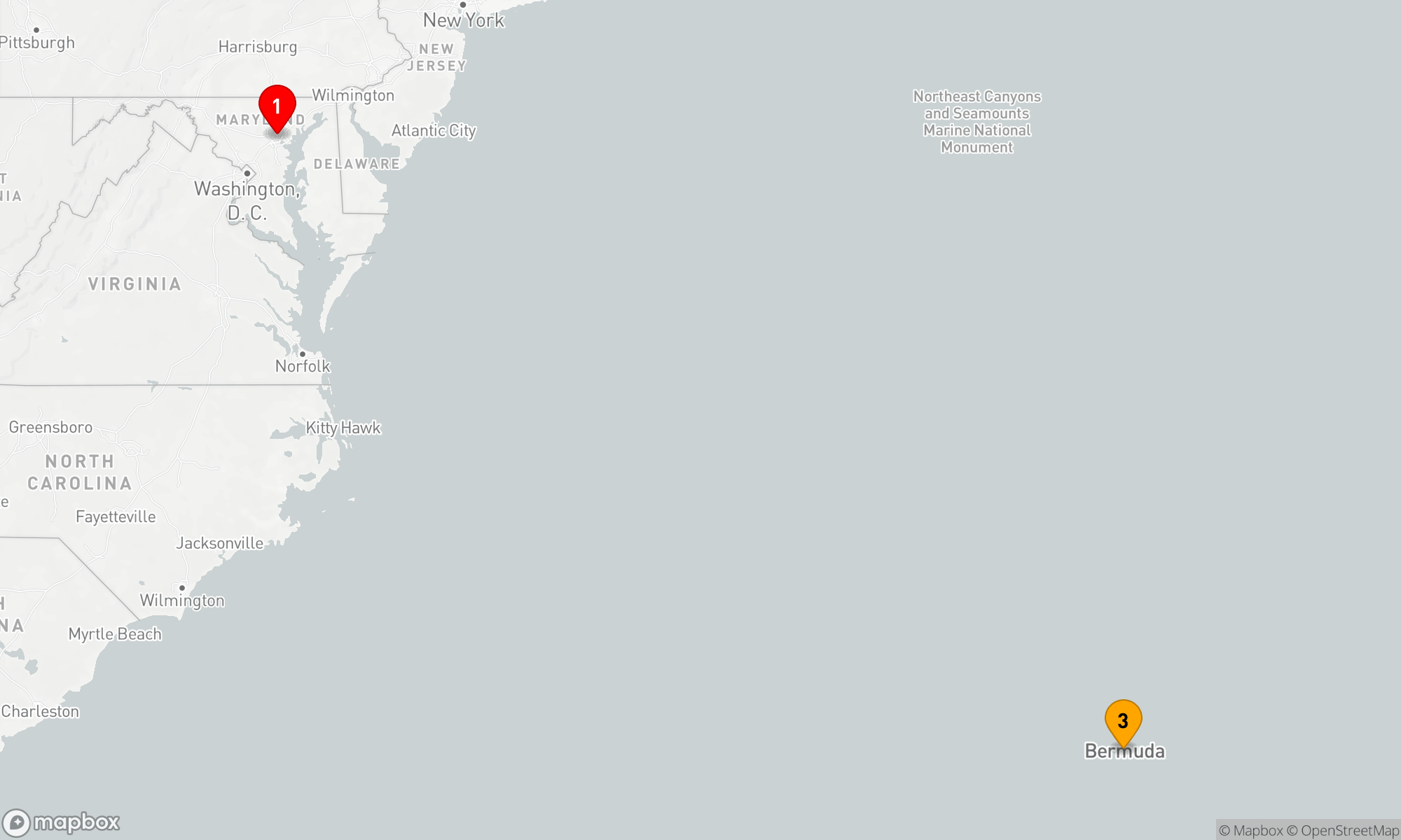 Route 5 Nächte - BERMUDA CRUISE