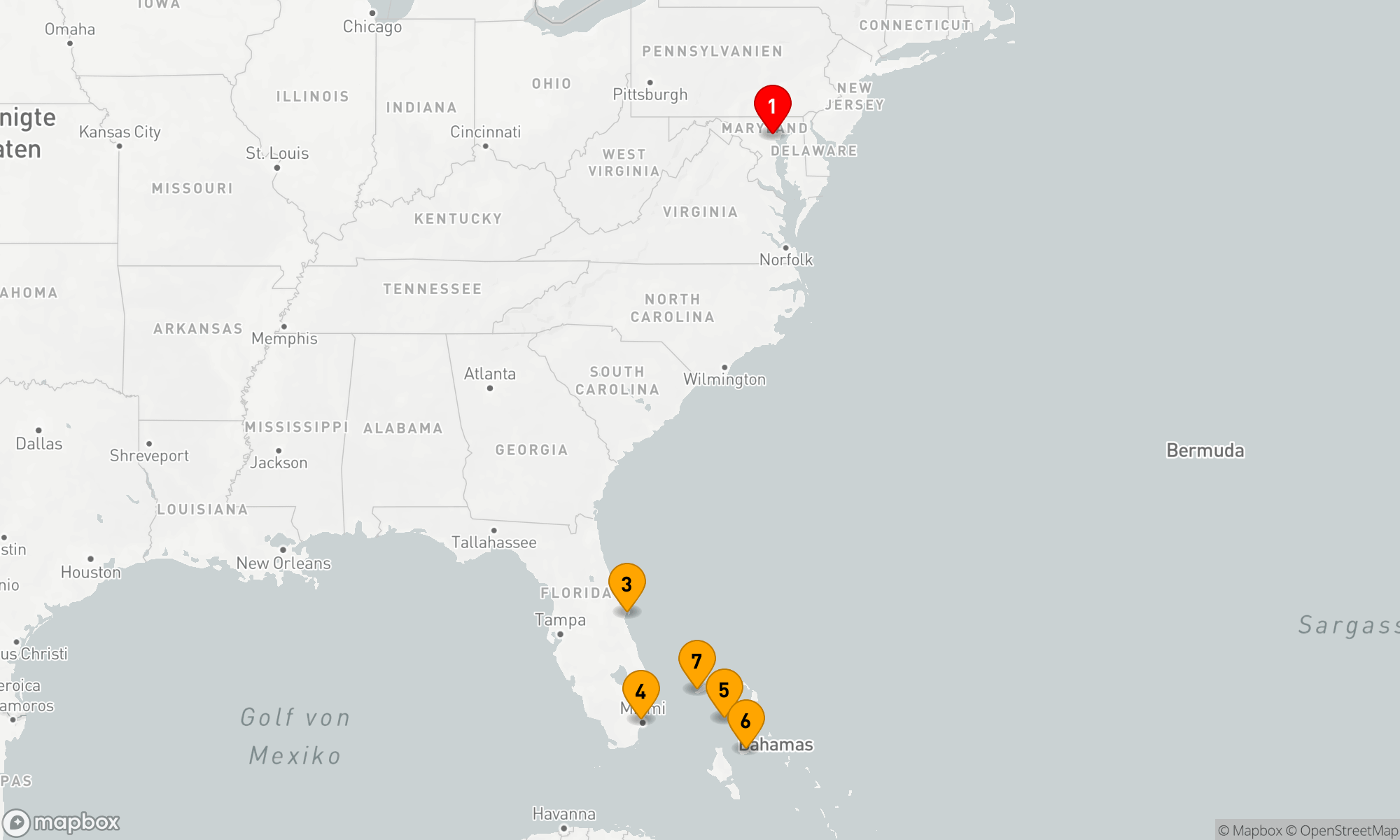 Route 9 Nächte - BAHAMAS & PERFEKTE TAGESKREUZFAHRT