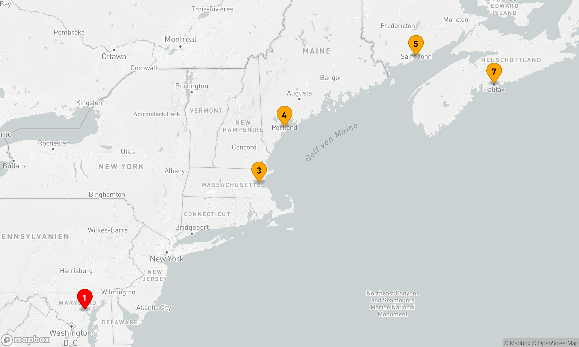 Route 9 Nächte - KANADA & NEW ENGLAND KREUZFAHRT