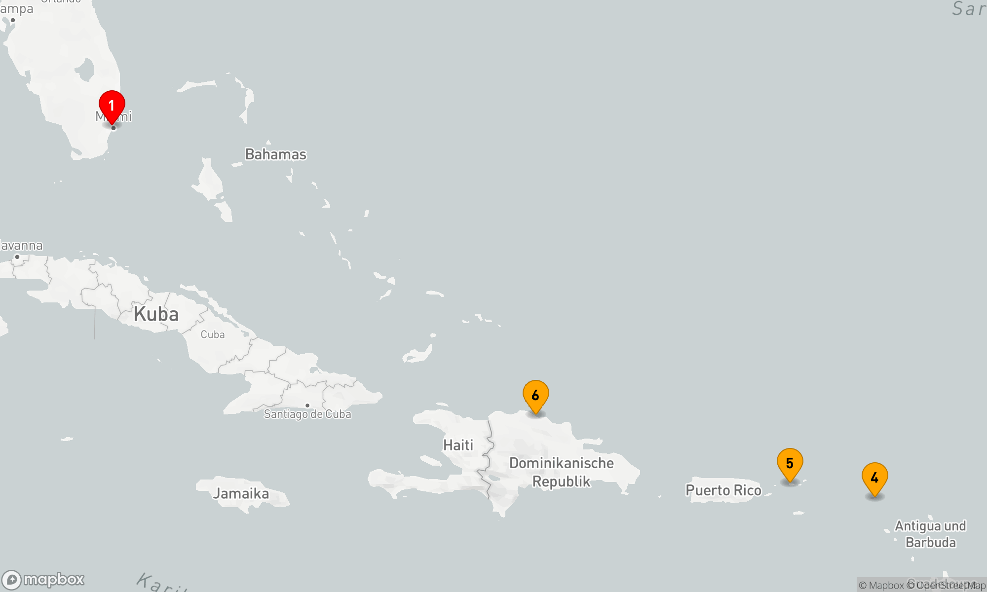 Route 7 Nächte - ST. THOMAS & ST. MAARTEN URLAUB