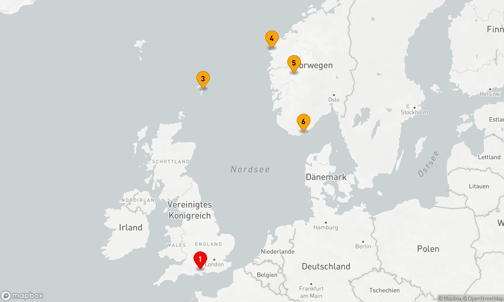 Route 7 Nächte - Nordische Entdeckungsreise ab Southampton