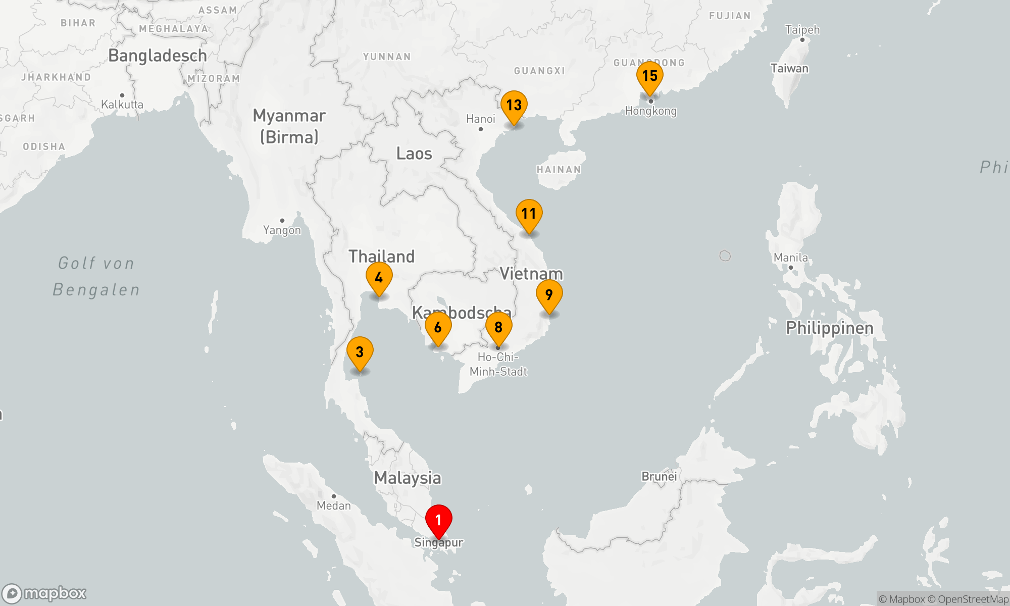 Route 14 Nächte - ENTDECKUNG DES FERNEN OSTENS