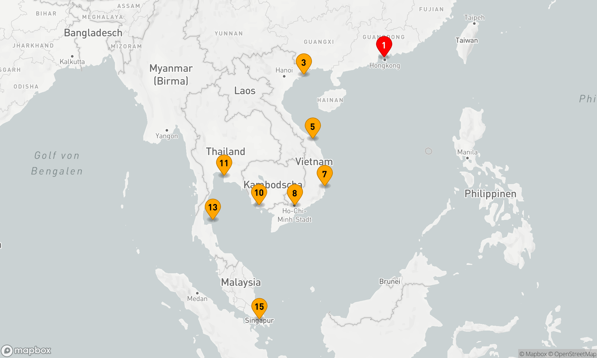 Route 14 Nächte - FERNOST-ENTDECKUNGSREISE