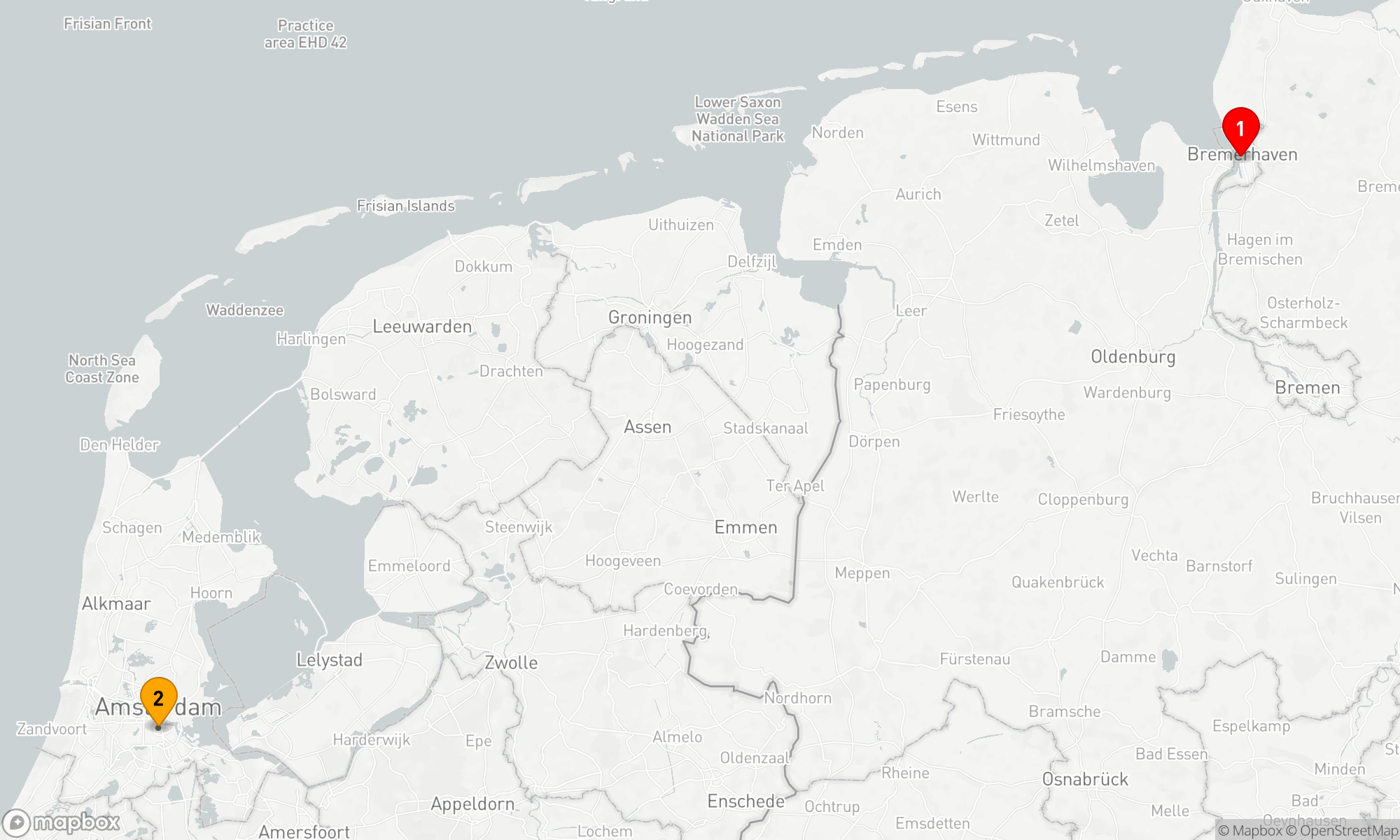 Route 3 Nächte - Kurzreise mit Amsterdam