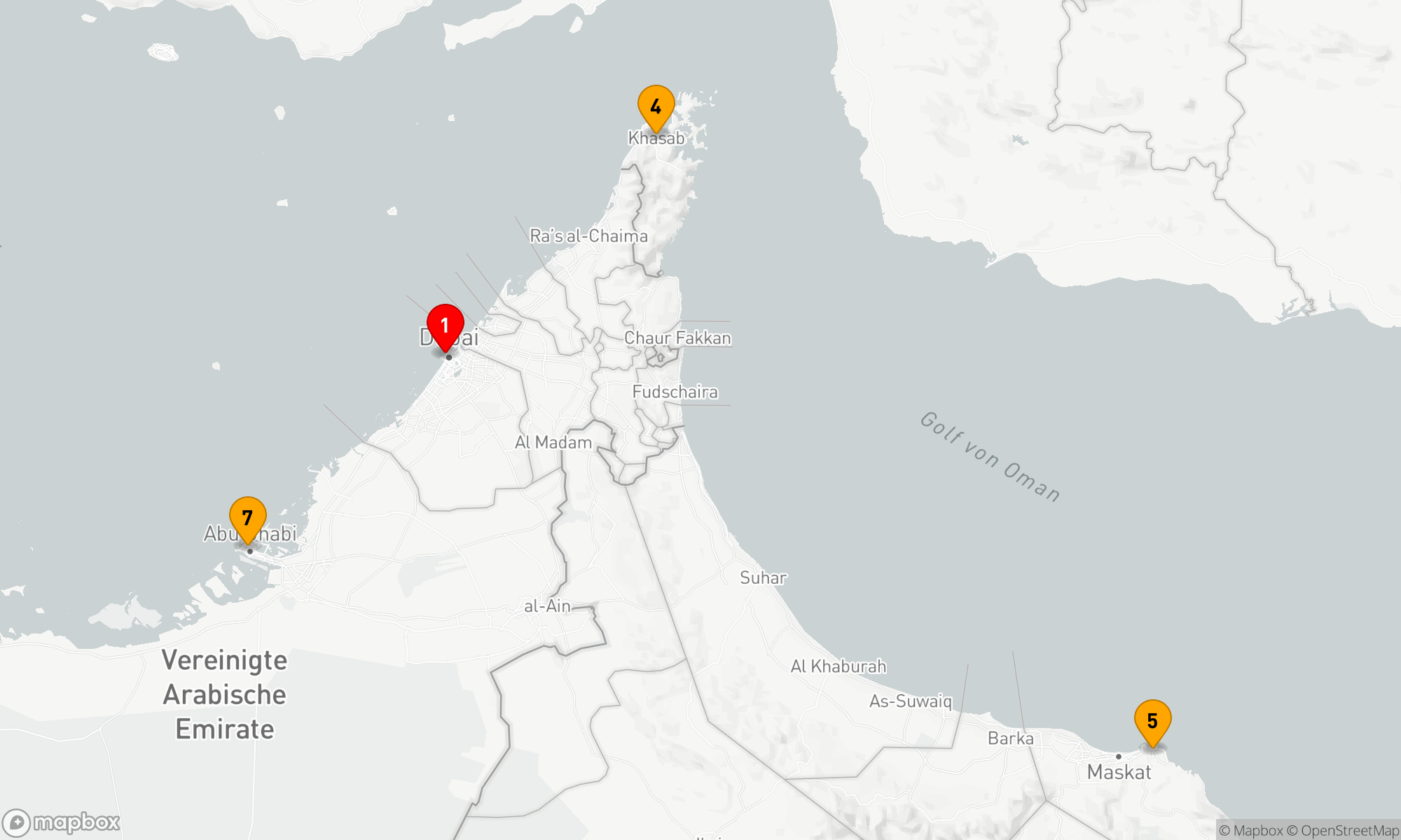 Route 7 Nächte - Zauber des Orients