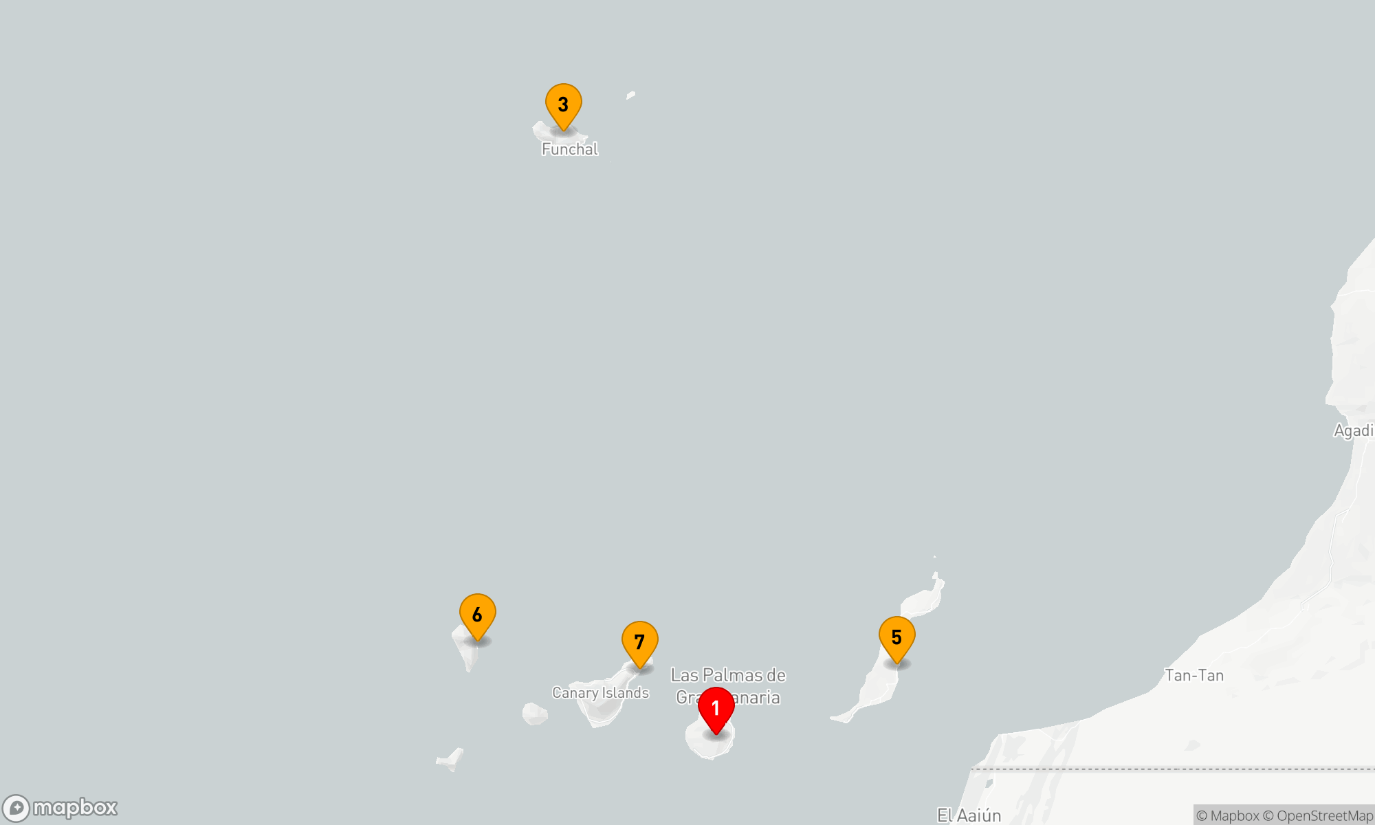 Route 7 Nächte - Kanaren mit Madeira