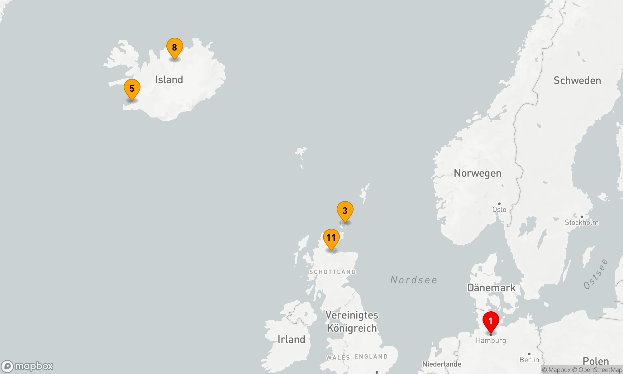 Route 12 Nächte - Islands Naturwunder