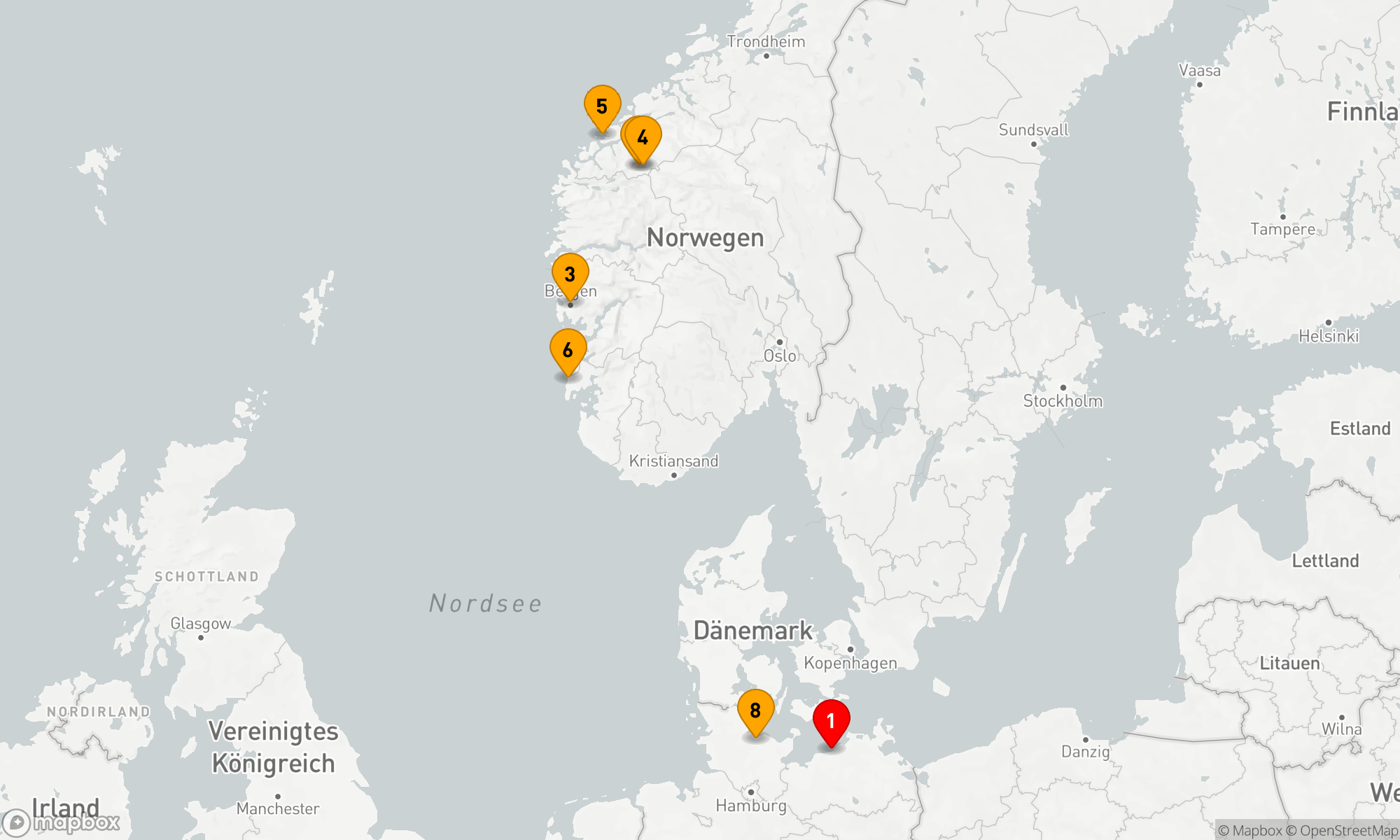 Route 7 Nächte - Naturwunder Fjordland