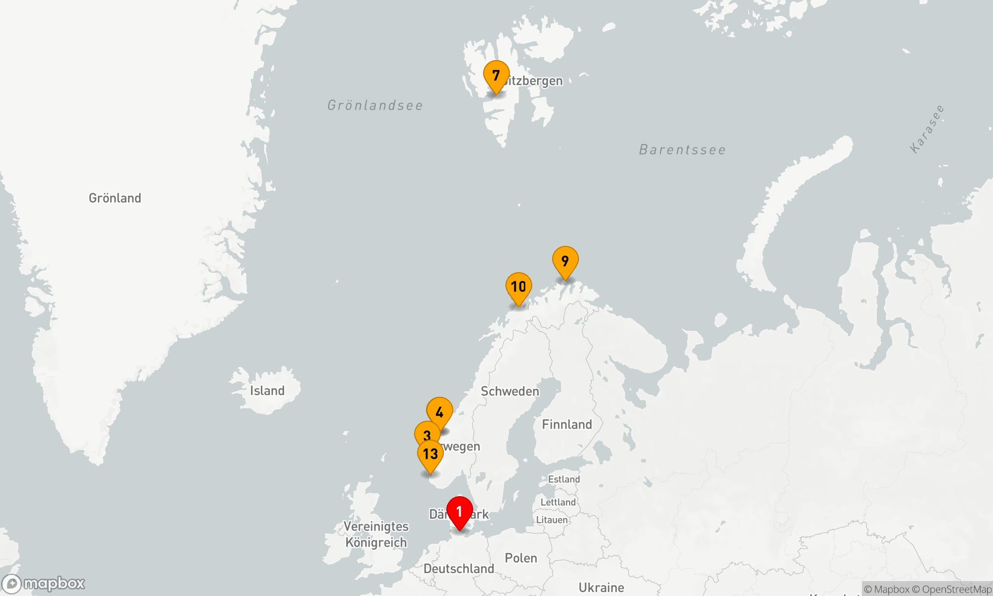 Route 14 Nächte - Traumreise Norwegen bis zum Nordkap