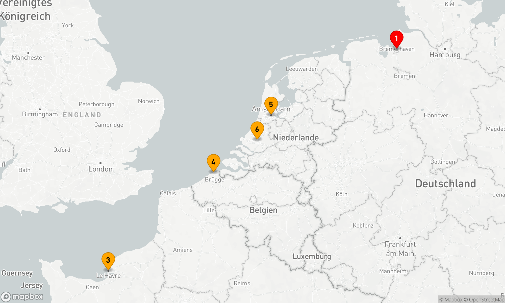 Route 7 Nächte - Savoir-vivre in Frankreich und Belgien