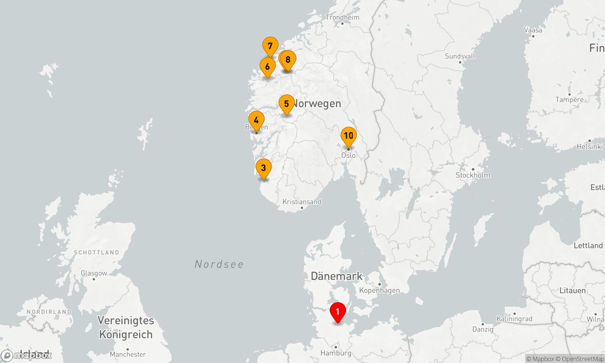 Route 11 Nächte - Natur pur in Norwegens Fjorden