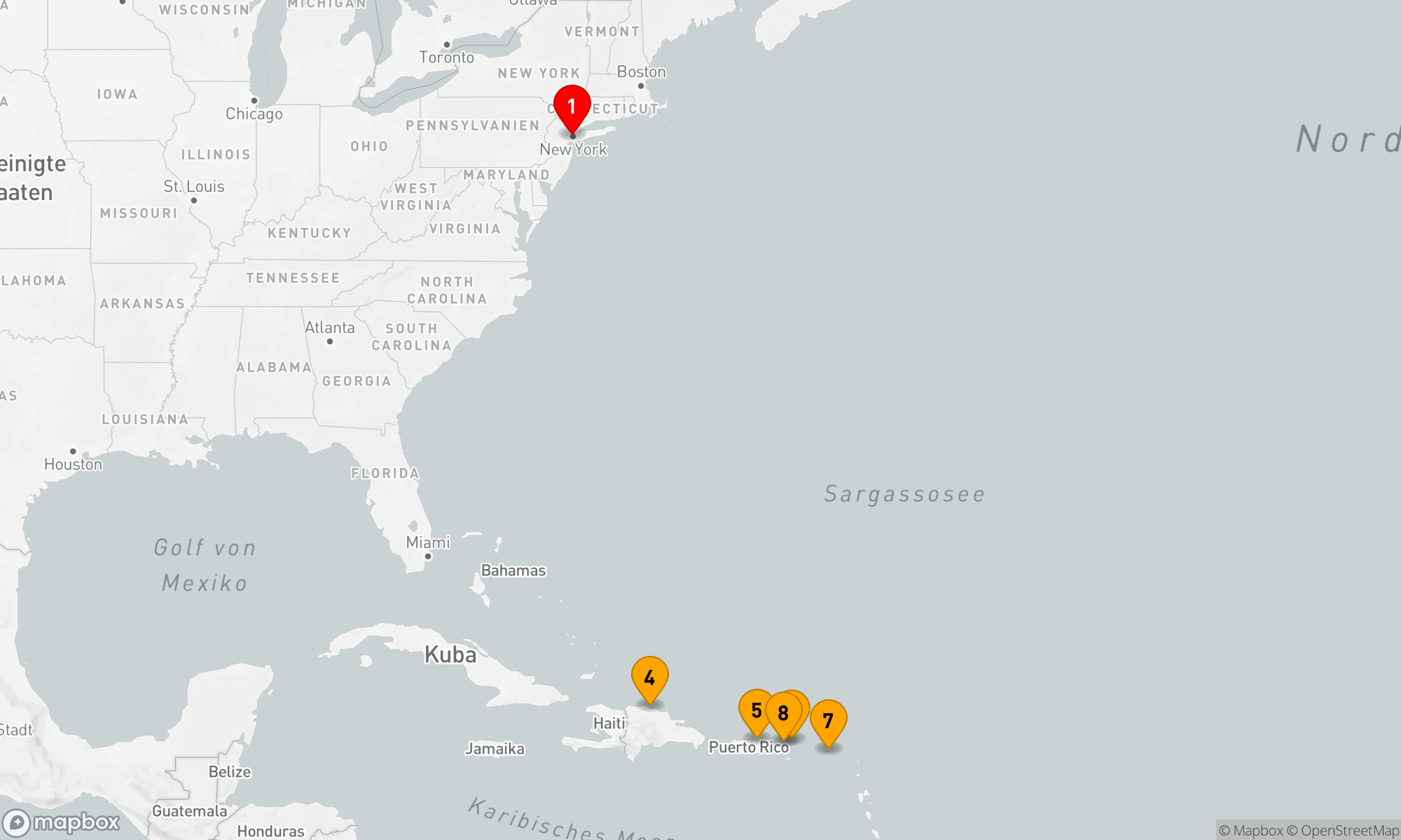 Route 11 Nächte - Karibische Entdeckungsreise ab New York