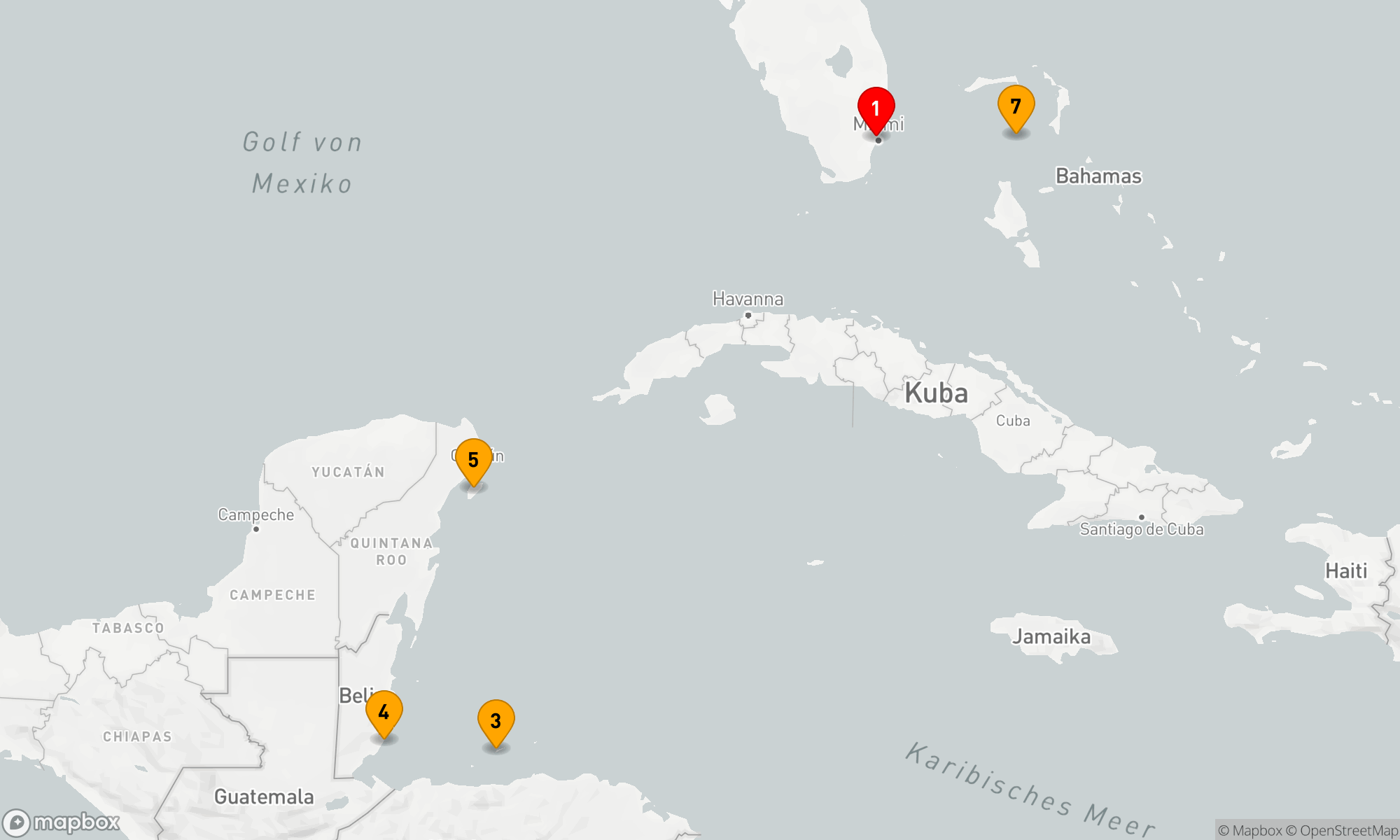 Route 7 Nächte - Karibikzauber und Inselträume