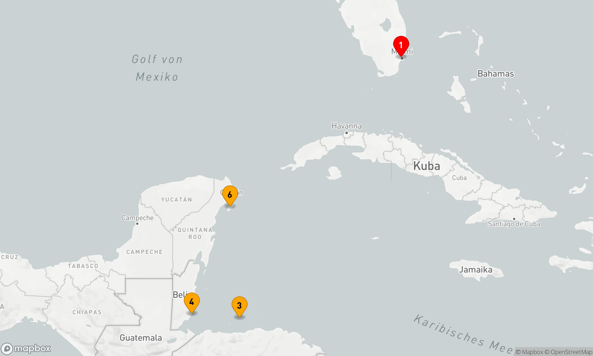 Route 7 Nächte - Karibikzauber ab Miami