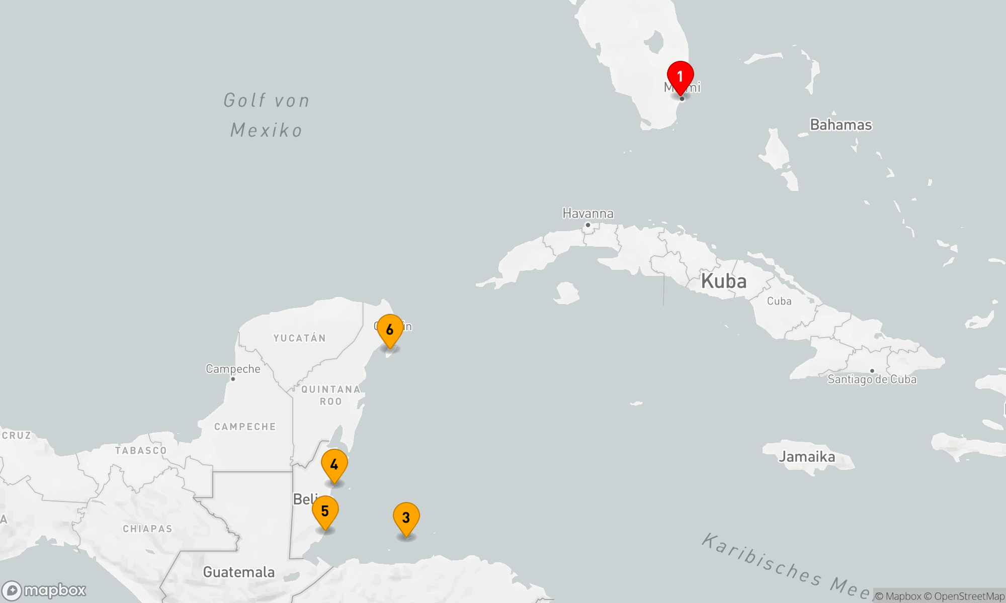 Route 7 Nächte - Westliche Karibik - Miami