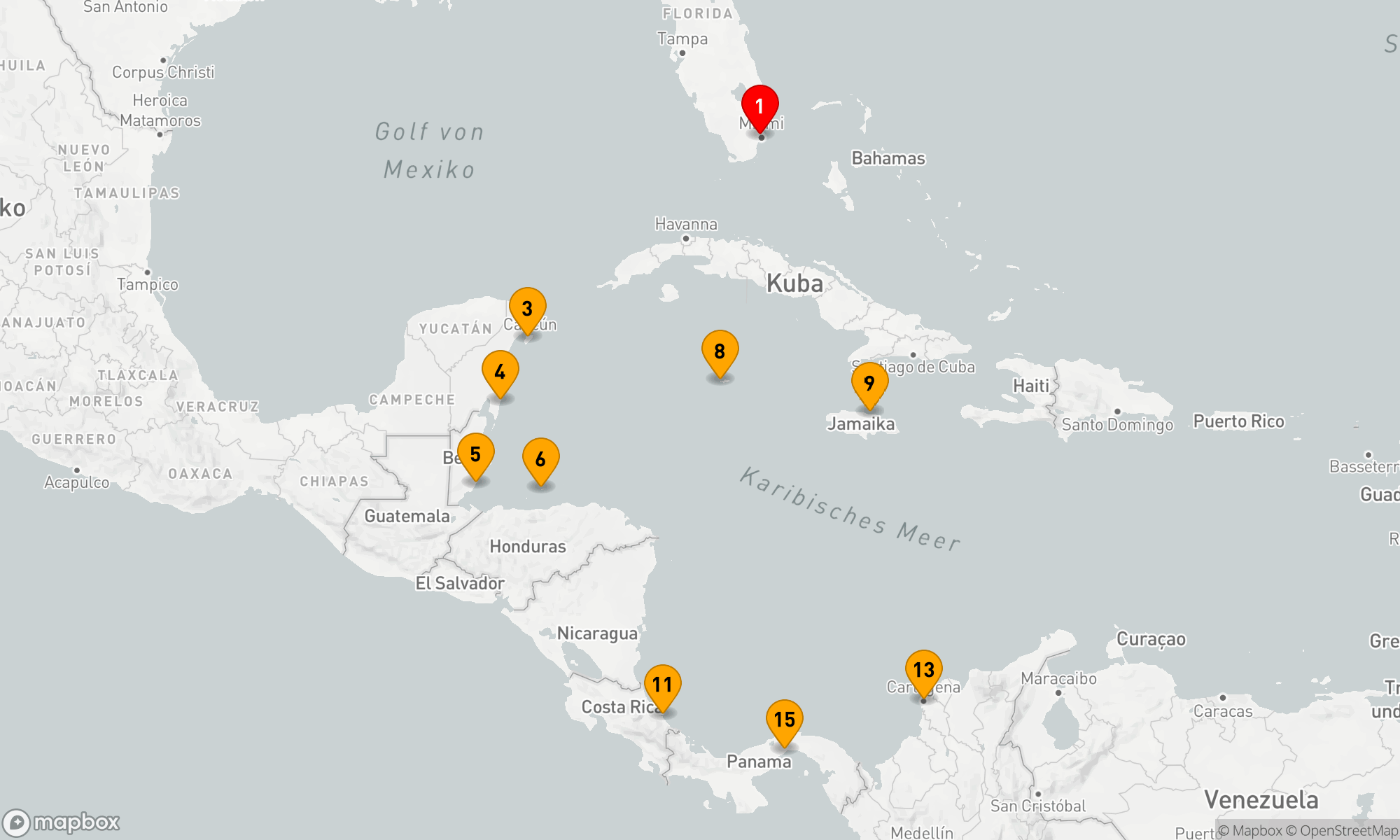 Route 14 Nächte - TROPISCHE SCHÄTZE