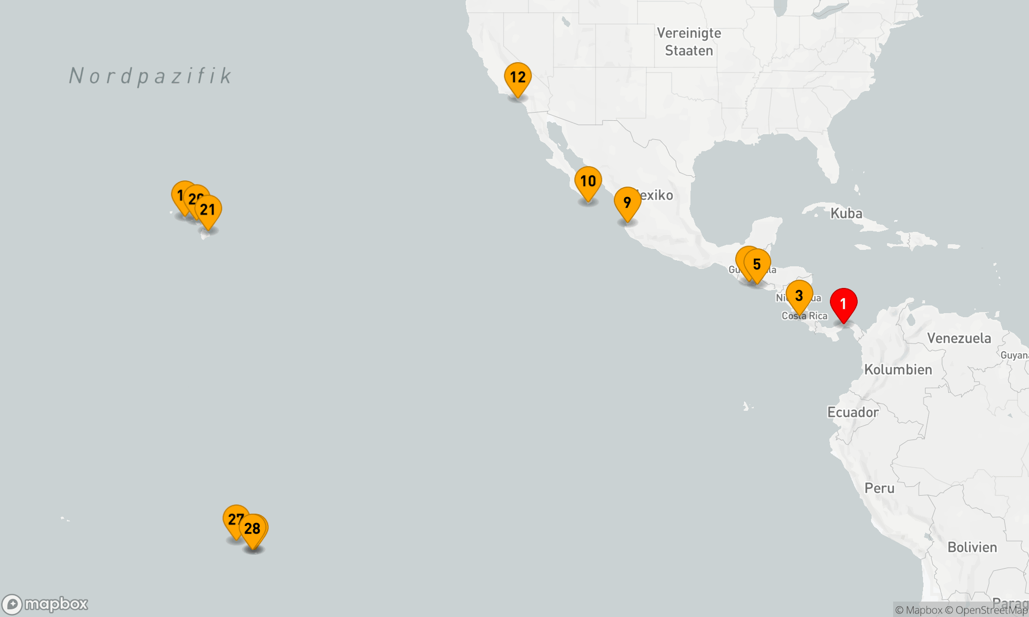 Route 28 Nächte - KANAL ZU KORALLENRIFFEN