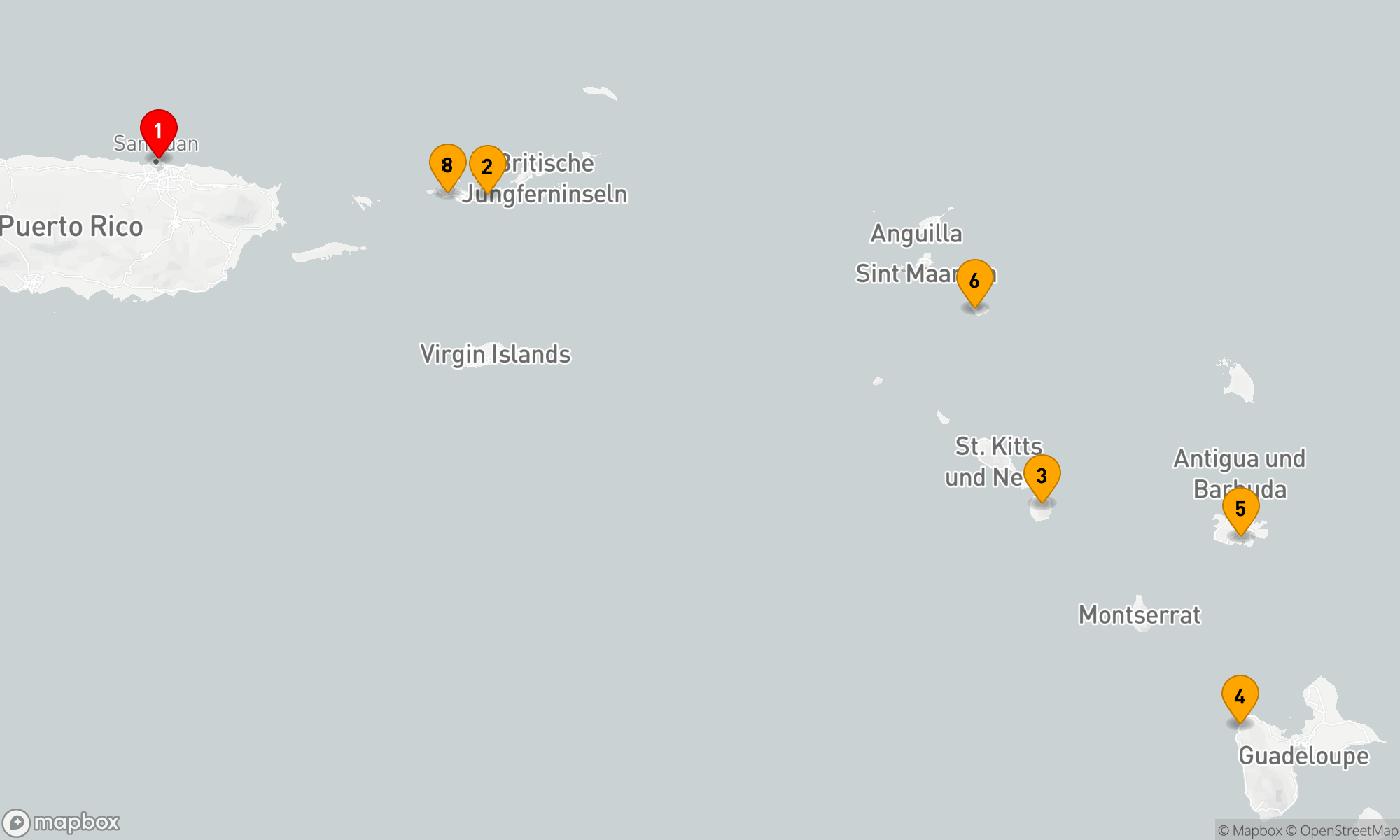 Route 7 Nächte - Quintessenz der Karibik