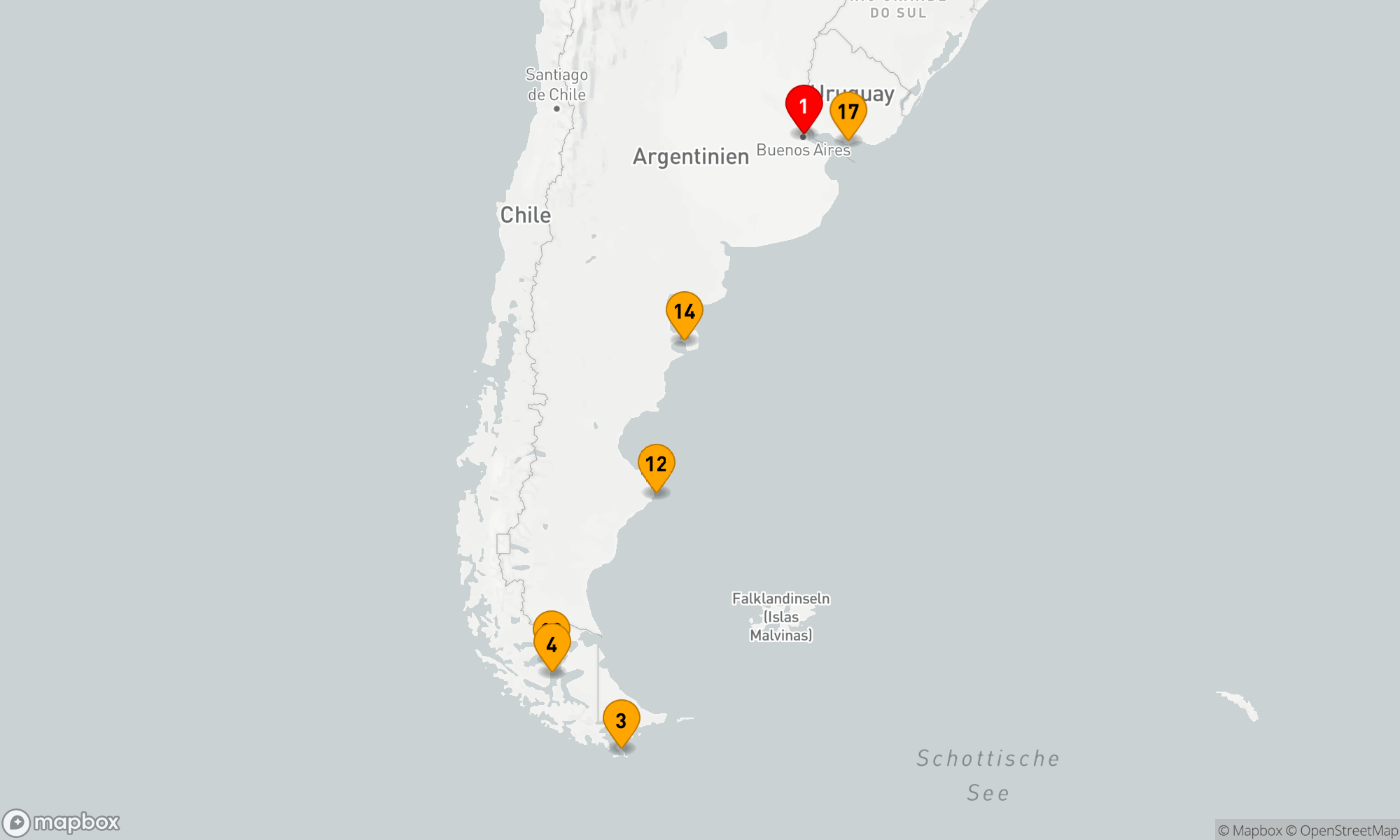 Route 17 Nächte - Fjorde und Gletscher in Südchile und Patagonien