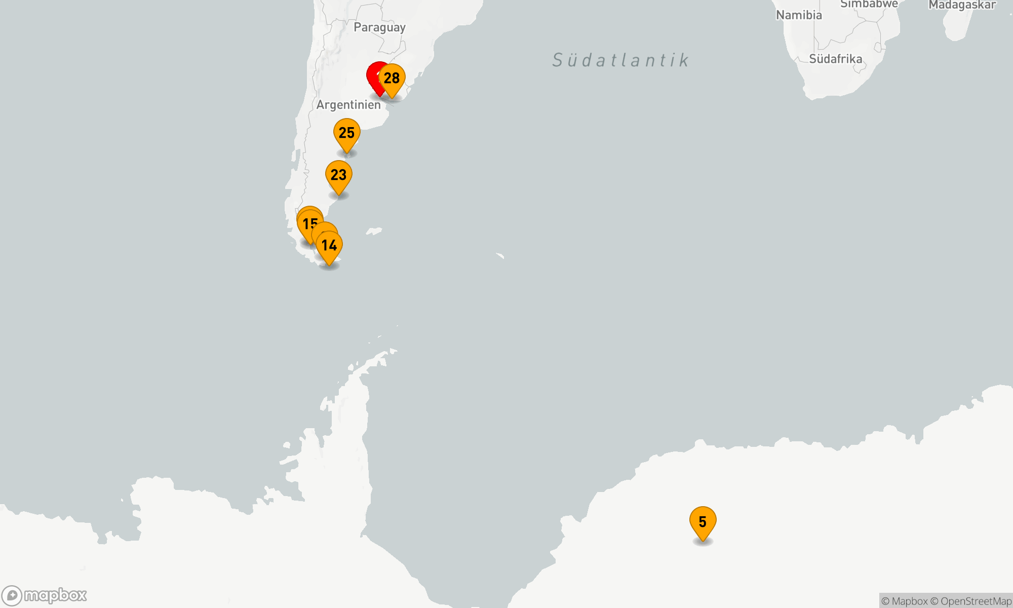 Route 28 Nächte - Ultimative Antarktis & die Fjorde von Südchile