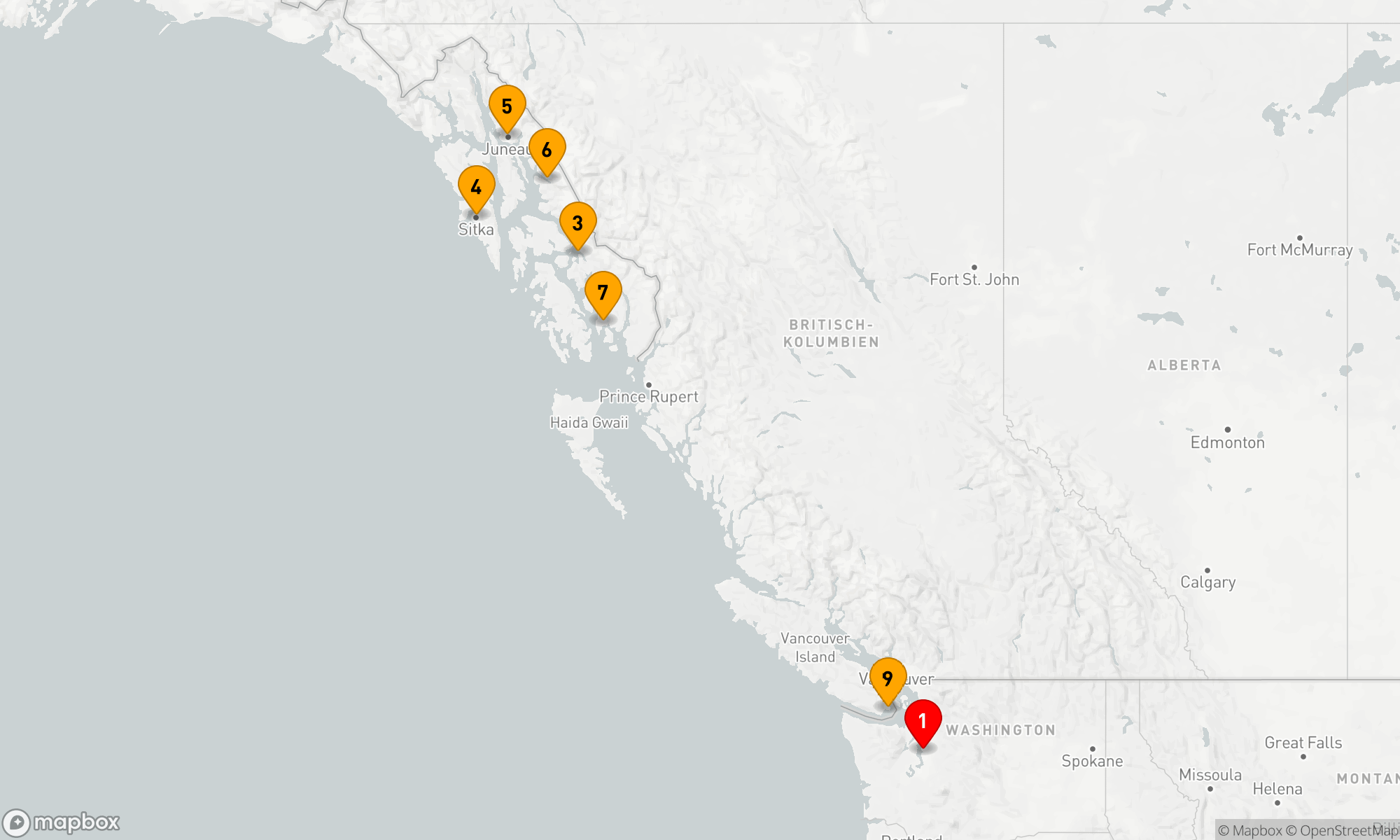 Route 9 Nächte - Alaska (Q615)