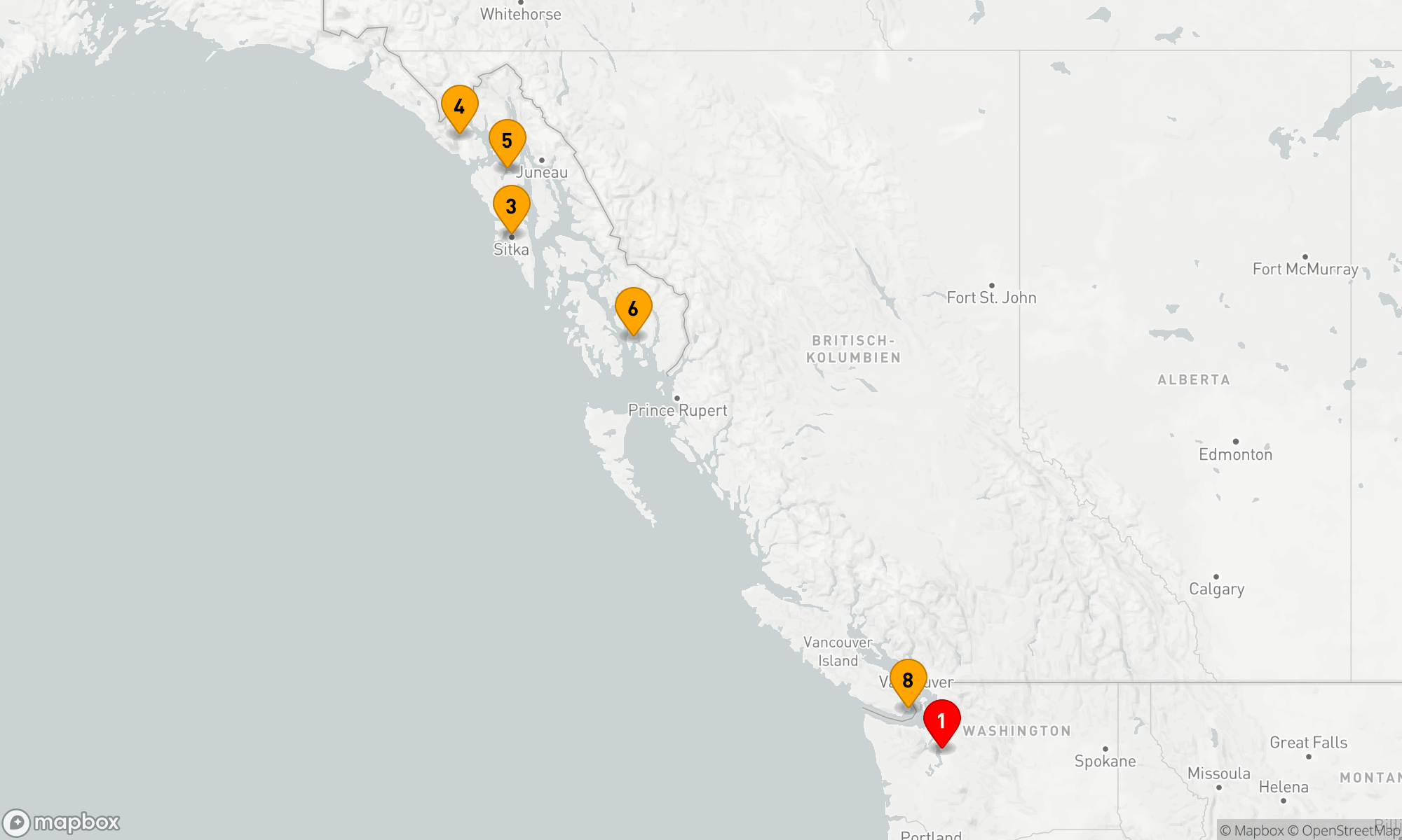 Route 8 Nächte - Alaska (Q618)
