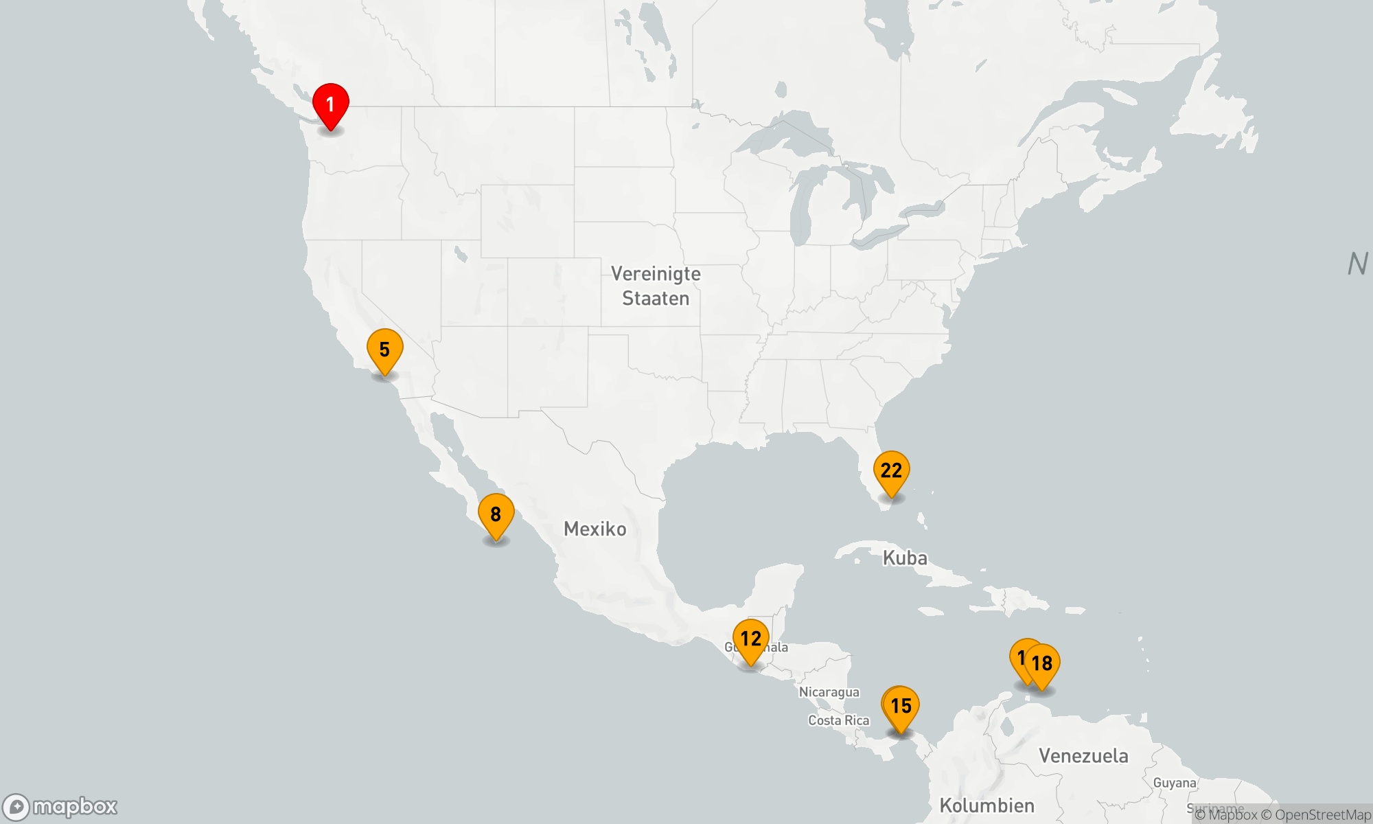 Route 21 Nächte - USA - Mittelamerika - Karibik (Q627)
