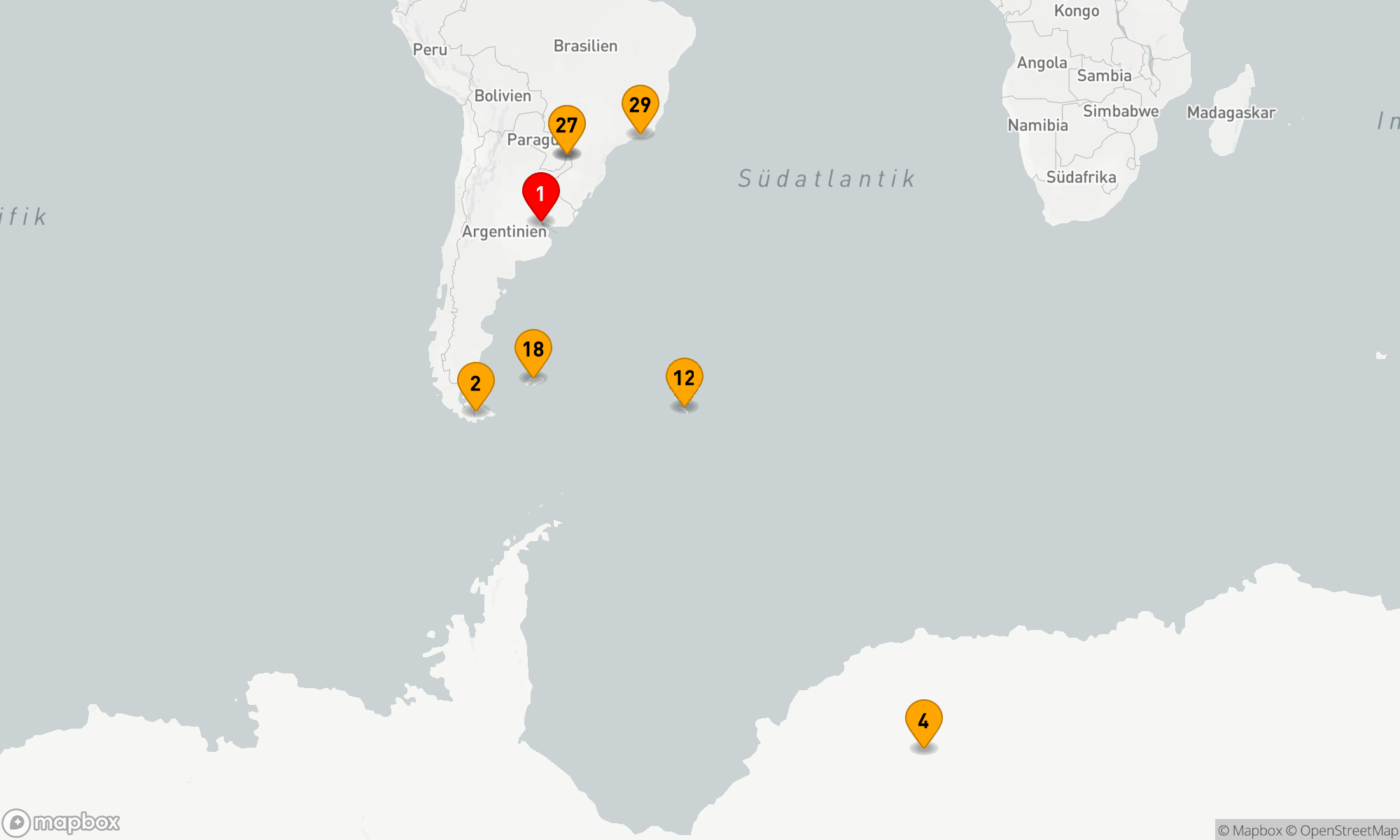 Route 31 Nächte - Schätze Argentiniens & Brasiliens mit Antarktis - Kreuzfahrt & Landreise