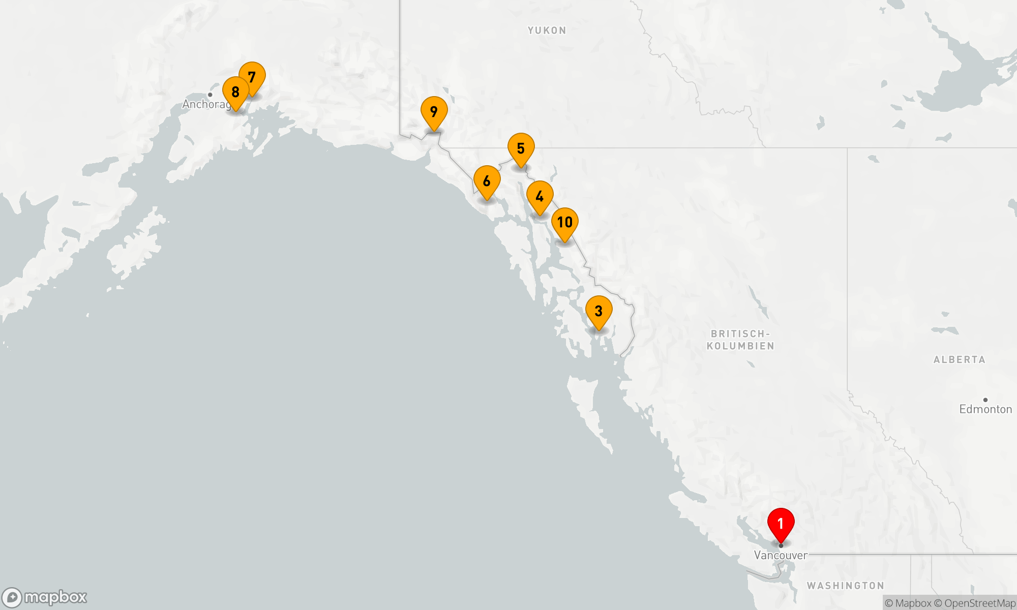 Route 14 Nächte - ALASKA RUNDREISE SAMMLERREISE