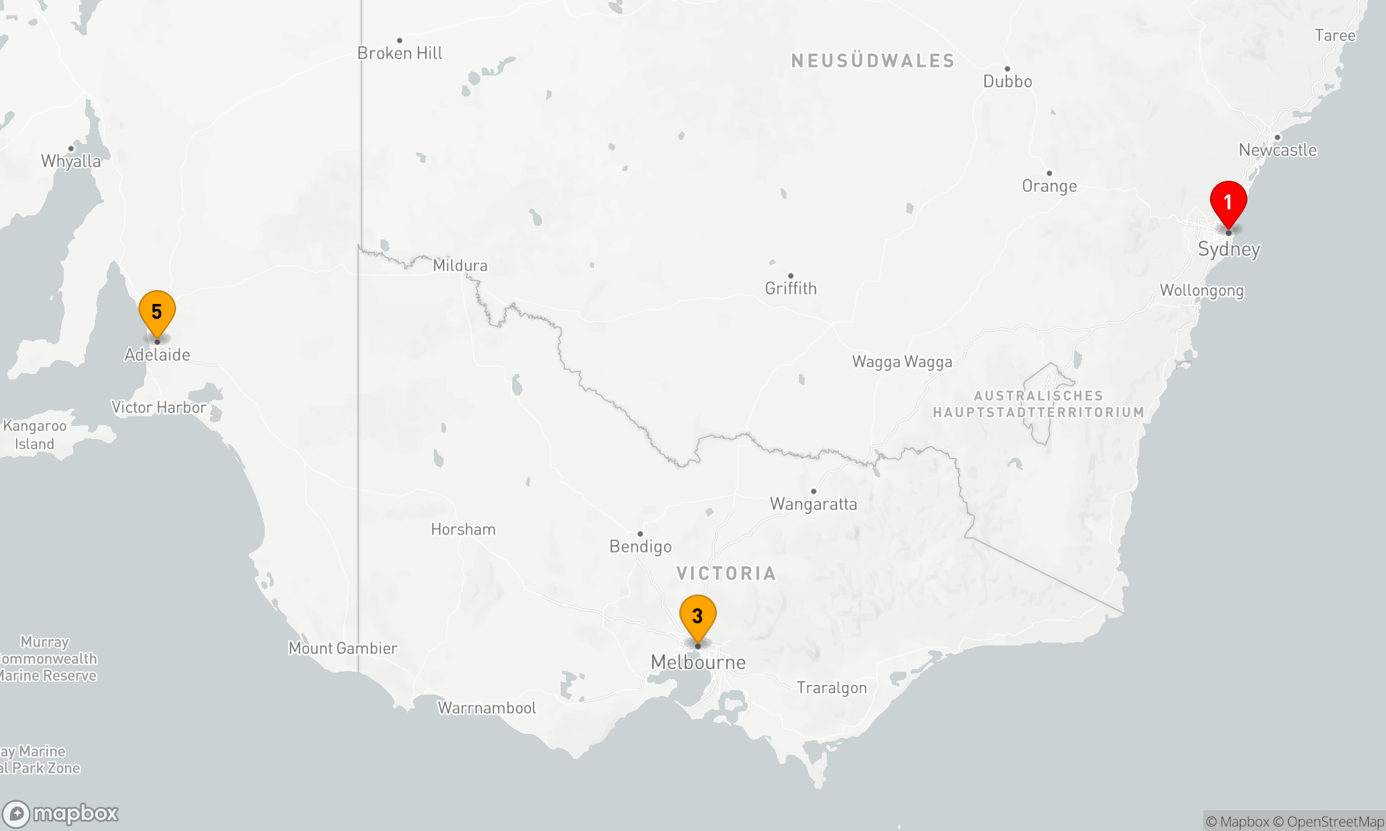 Route 4 Nächte - Südaustralien Seacation