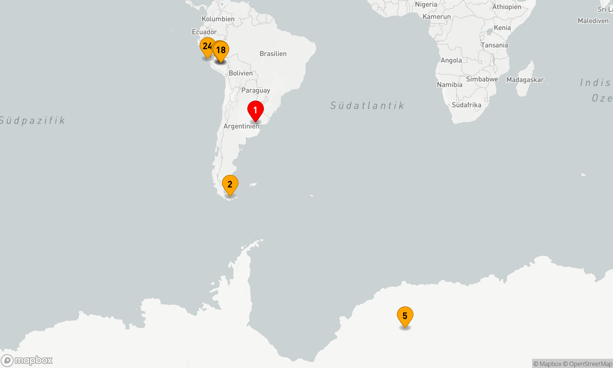 Route 25 Nächte - Wunder von Machu Picchu,  dem Amazonas & der Antarktis - Kreuzfahrt & Landreise