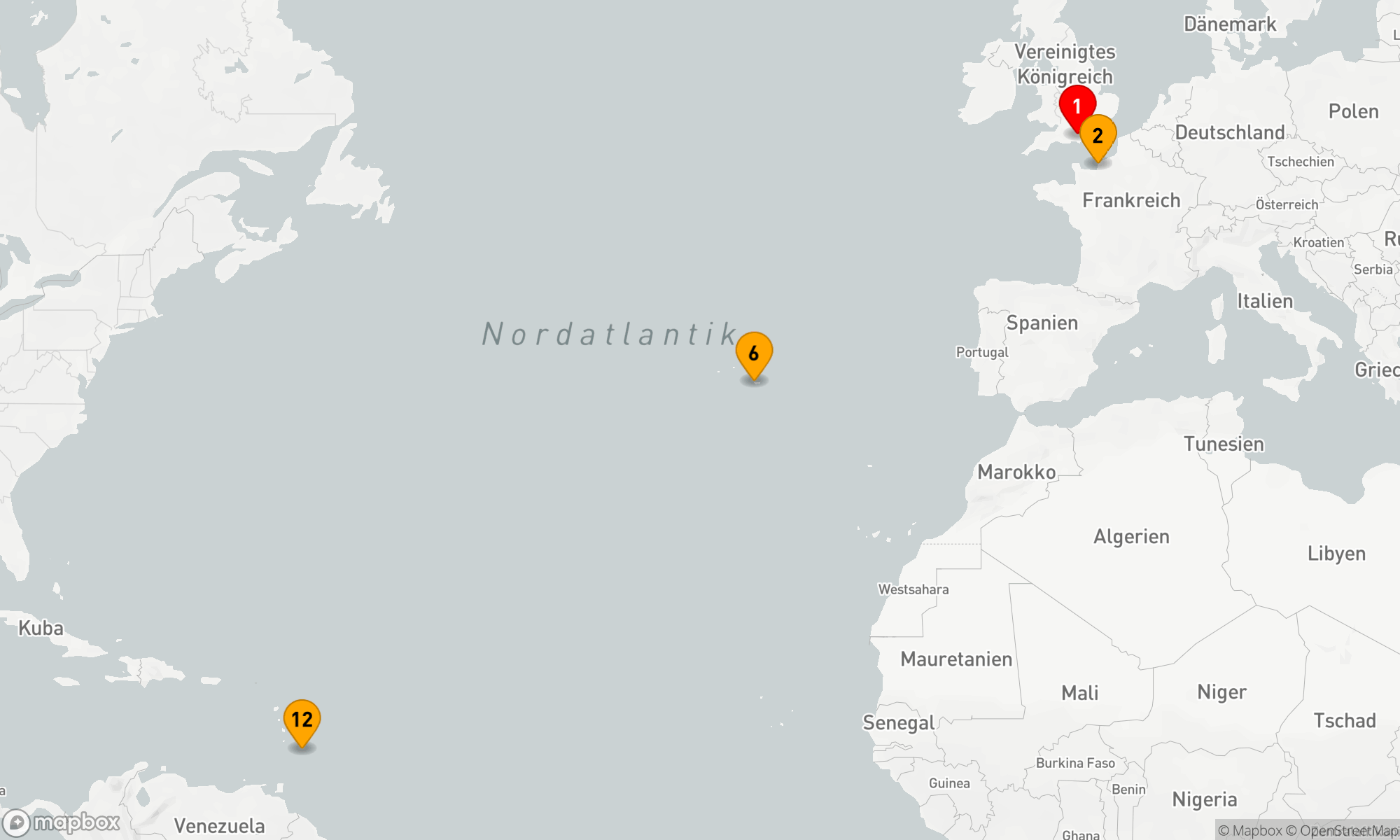 Route 11 Nächte - Atlantikzauber: Von Europa in die Karibik